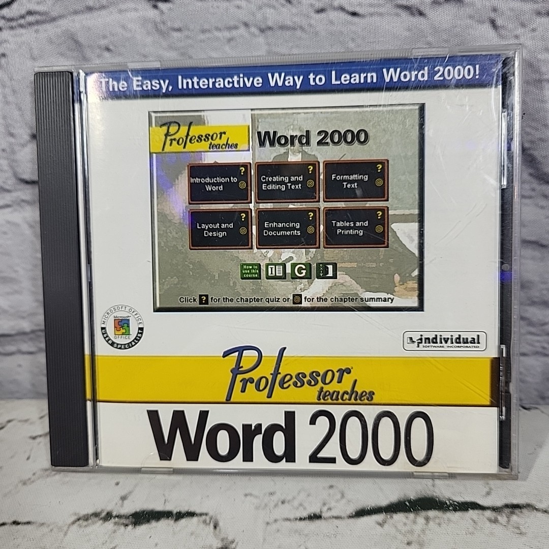 Individual Software Professor Teaches Word 2000 CD-Rom