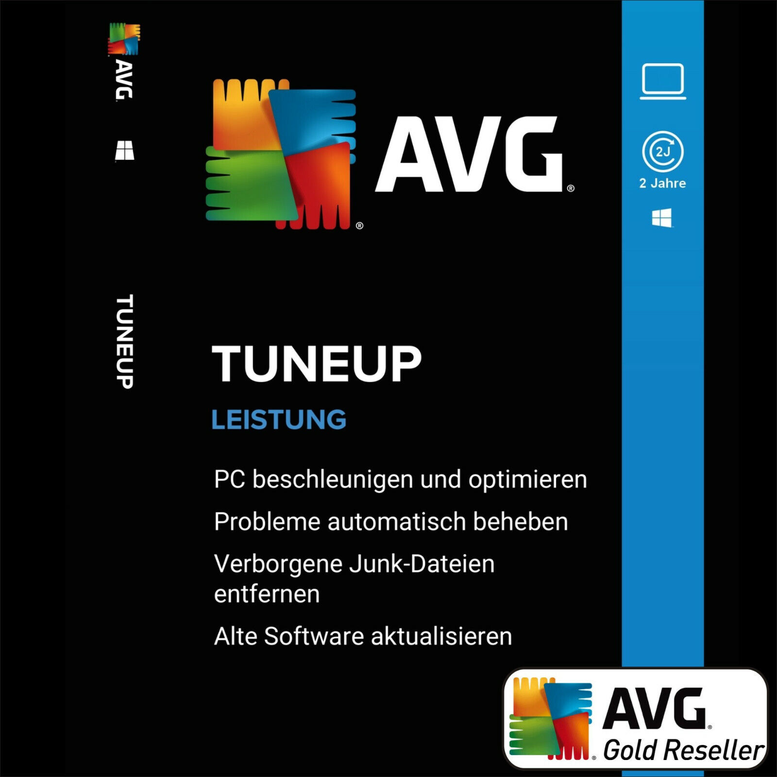 AVG PC TuneUp 2024 1 PC 2 Years | TuneUp Utilities Full Version/Upgrade 2025 UE DE