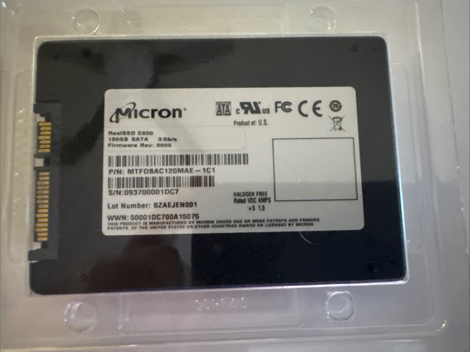 Micron RealSSD C200 120GB SATA 3.0b/s