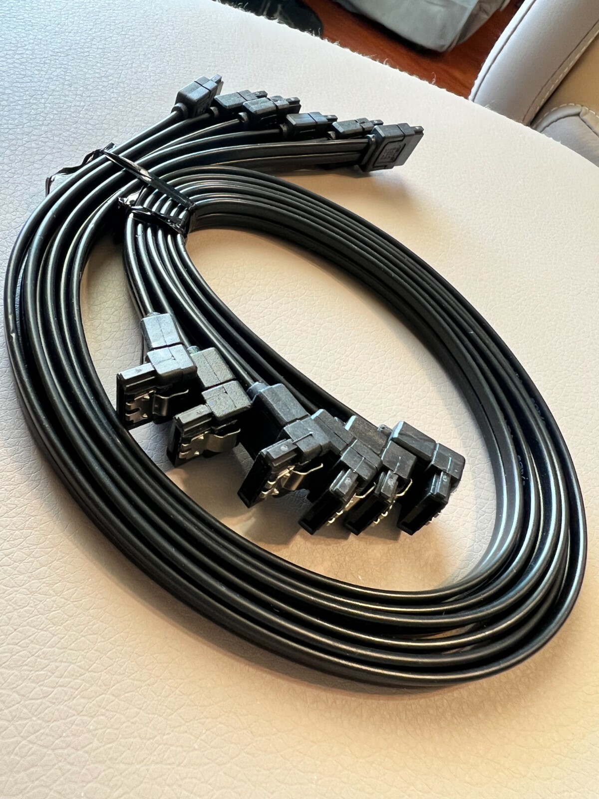 6X ASUS SATA3 SATAiii High Speed 6GB/s SSD Data Cable , ORGINAL  16" LATCHES