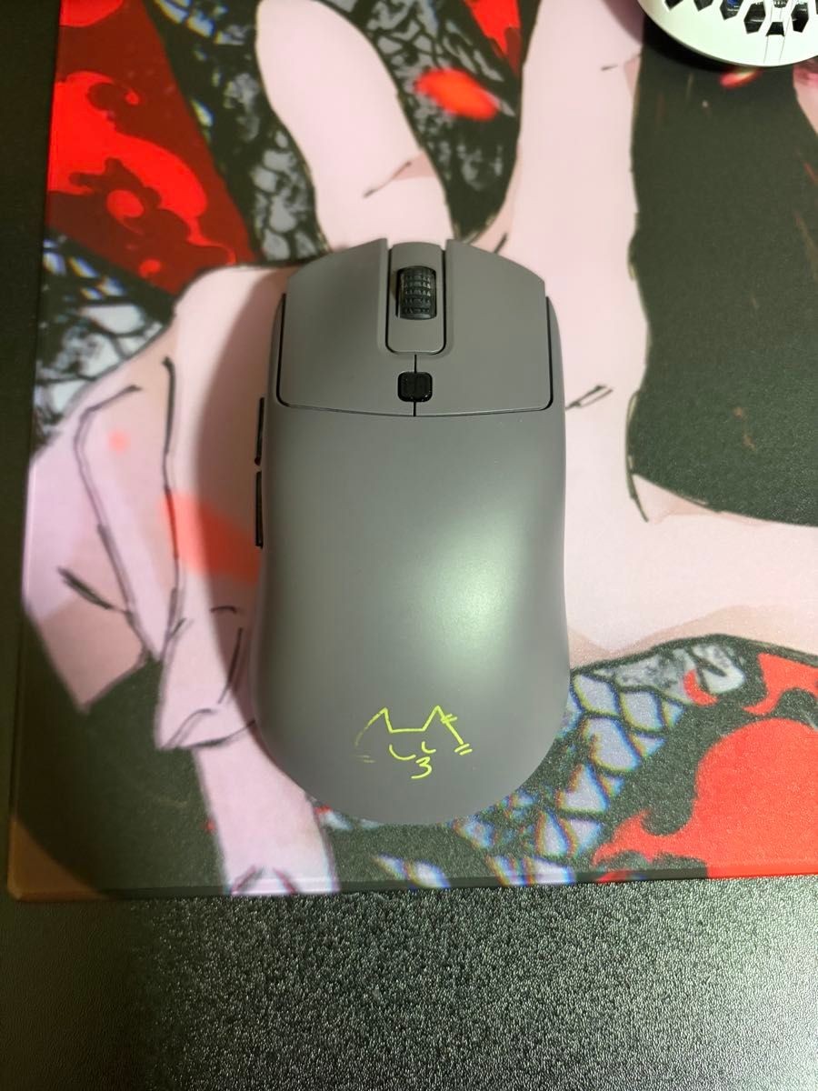 Vaxee Shishiro Botan Gaming Mouse Gray Wireless Used