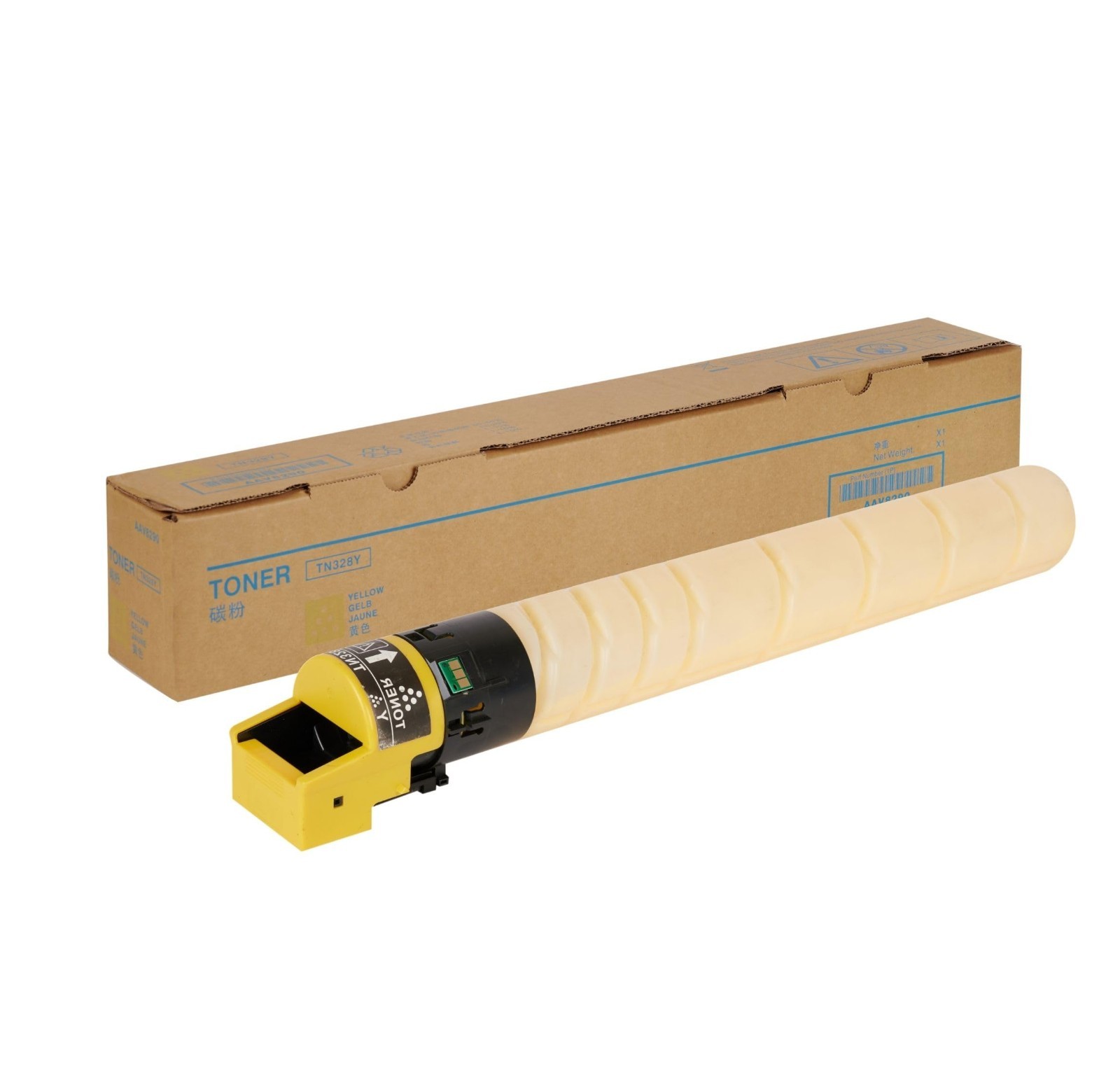 4 pcs Yellow  TN 328 Yellow Compatible Toner cartridge Bizhub C250i, C300i C360i