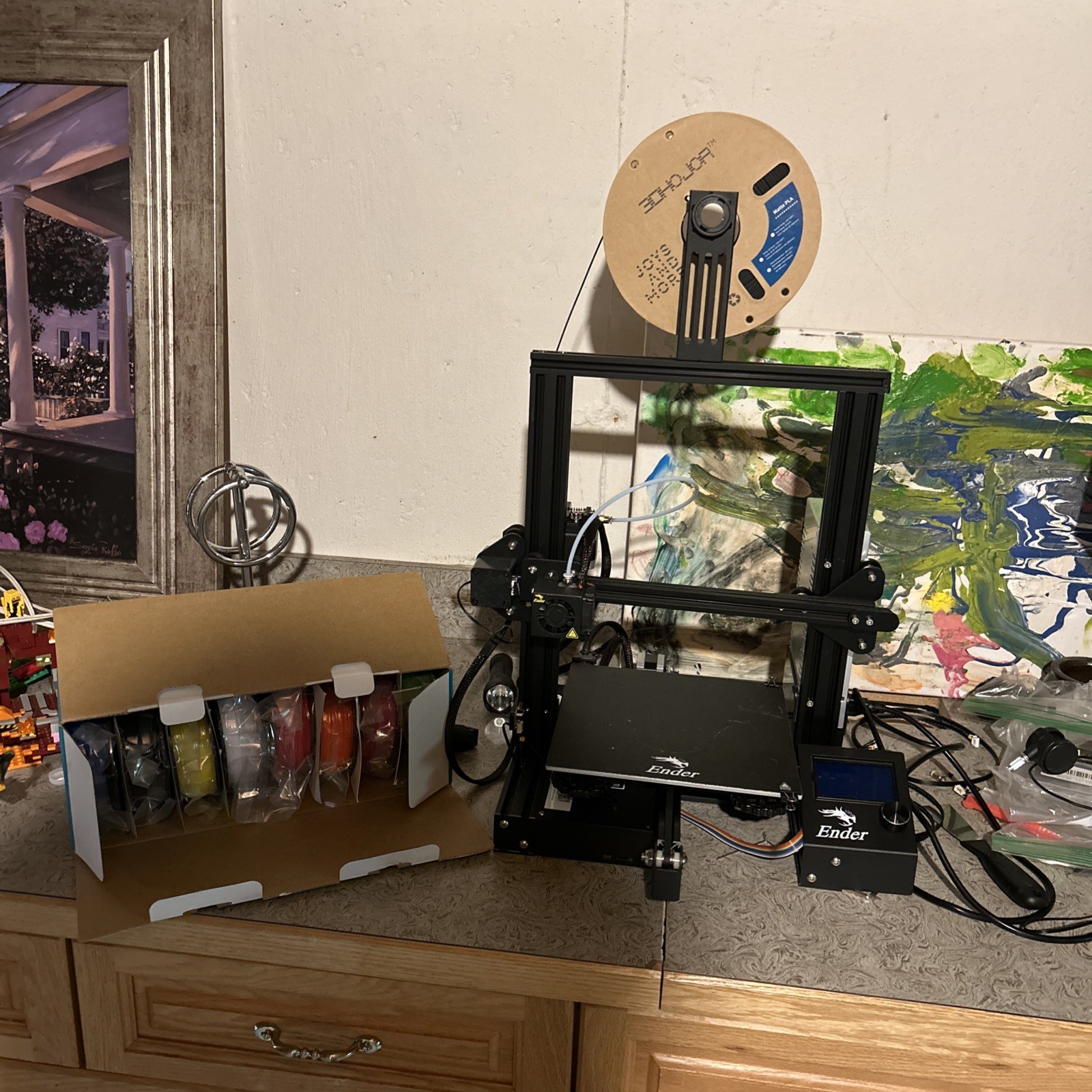 Official Creality Ender 3 3D Printer On Sale US Stock UPS Shipping with filament