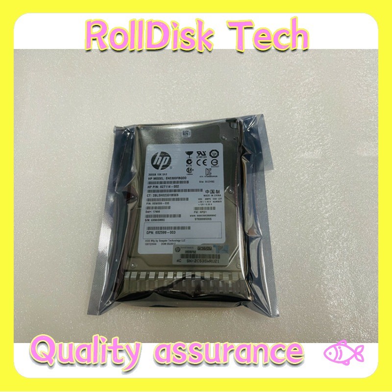 Used 759546-001 HP 300GB 12G SAS 15K Rpm SFF 2.5" SC HDD Hard Drive 759208-B21
