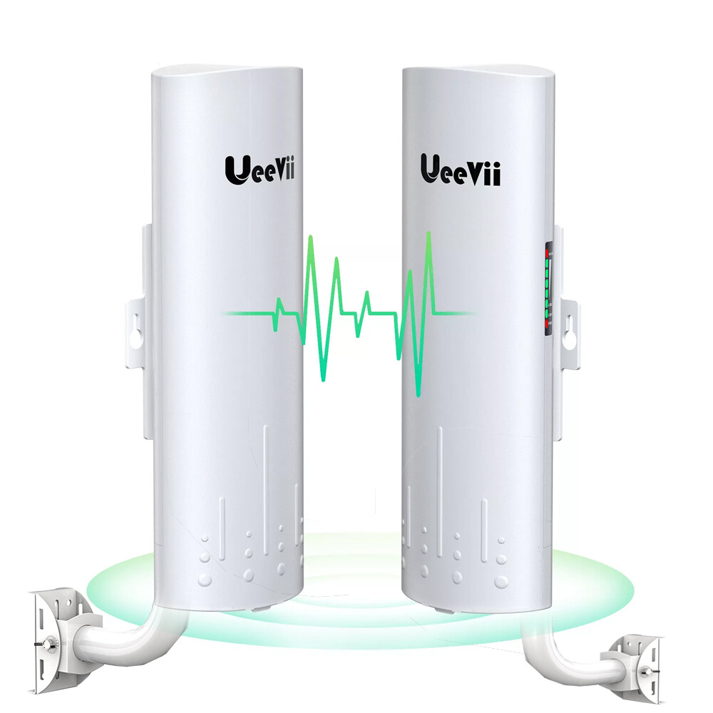 Wireless Bridge Gigabit 1Gbps PTP/ PTMPT WiFi Ethernet Extender CPE 3KM 1200Mbps