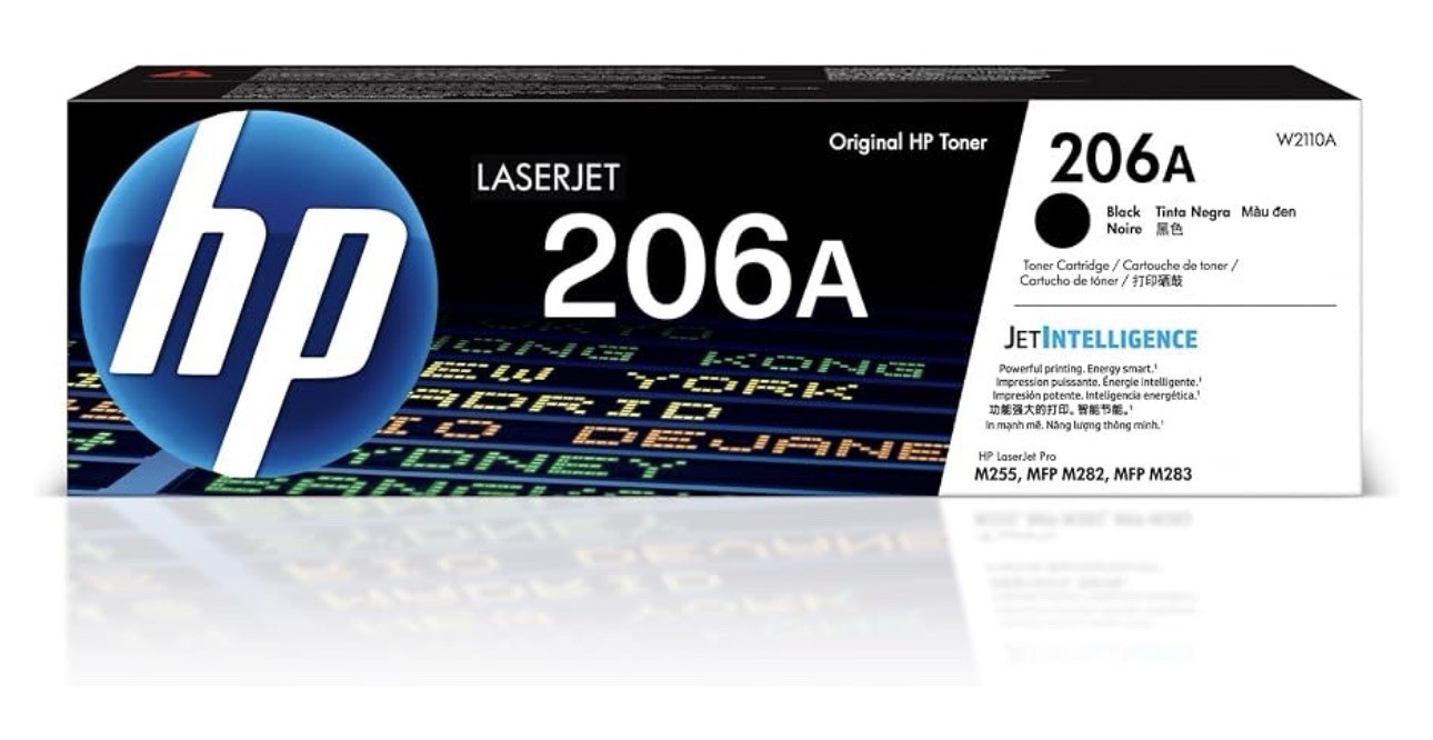 HP 206A W2110A Black Genuine Original LaserJet Toner M255 M282 M283 Open Box