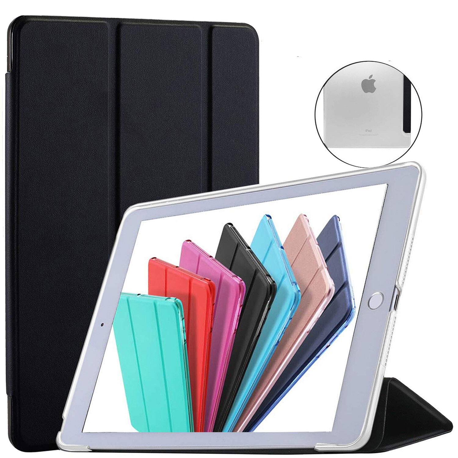 iPad 7.9 Mini 6 5 4 3 2 1 10.2 9.7 10.9 Sleep/Wake PC Cover Watercolor Flowers