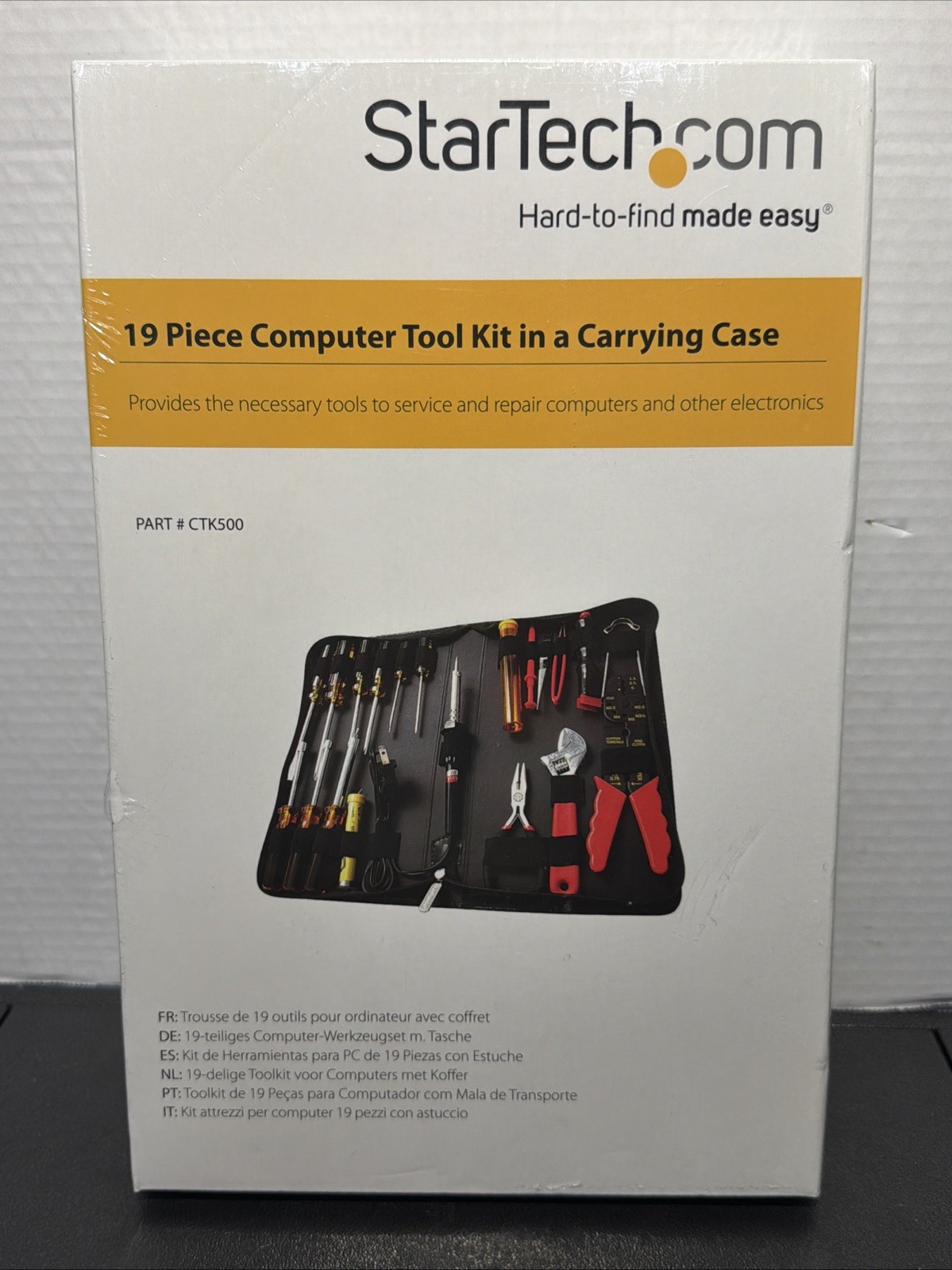 StarTech.com CTK500 19 Piece PC Computer Tool Kit with Carrying Case