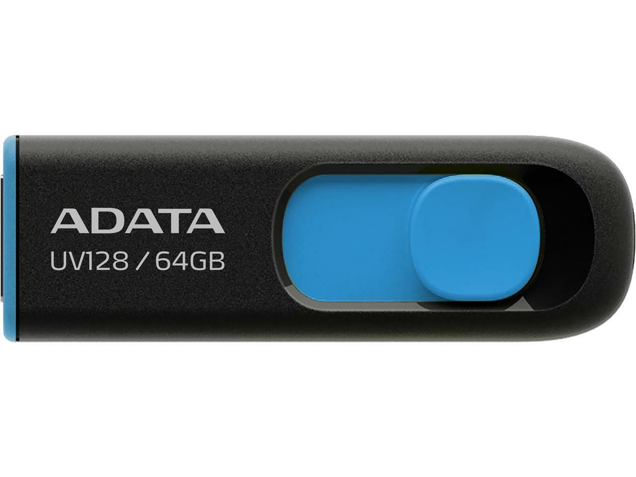 ADARA 64GB AUV128-64G-RBE USB 3.2 Gen 1 High Speed Flash Drive - USA Retail Pack