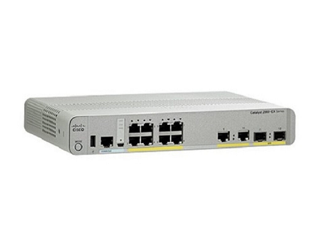 Cisco WS-C2960CX-8TC-L Catalyst 2960-CX 8 Ports Ethernet Switch 1 Year Warranty