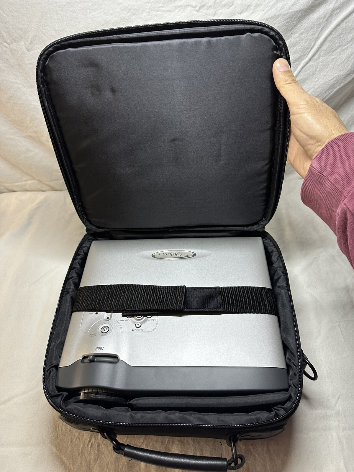 Optoma EP745 Portable Projector w/ DLP Technology & Case TESTED, WORKING