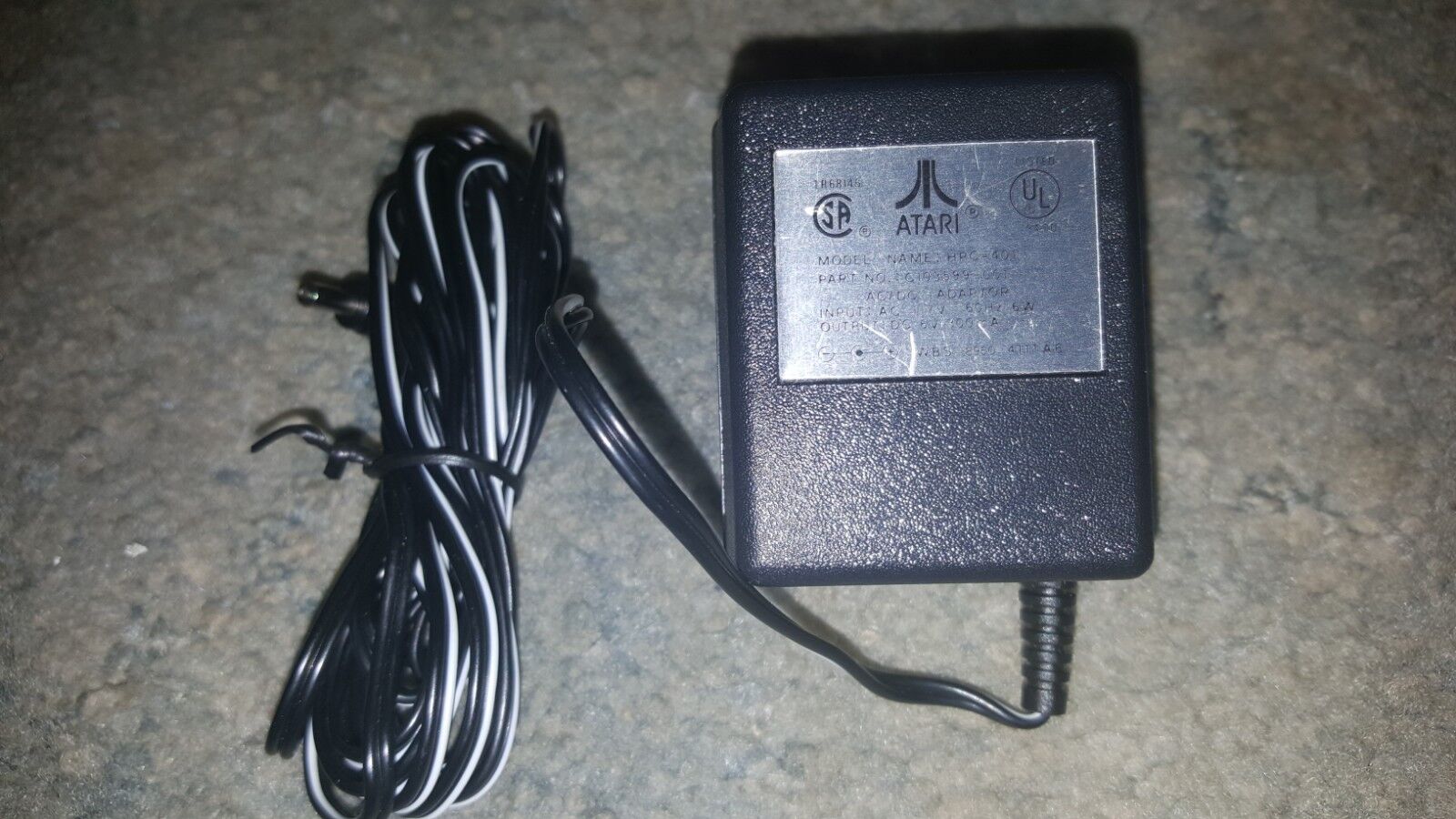 RARE Vintage ATARI Portfolio AC Power Supply/Adapter