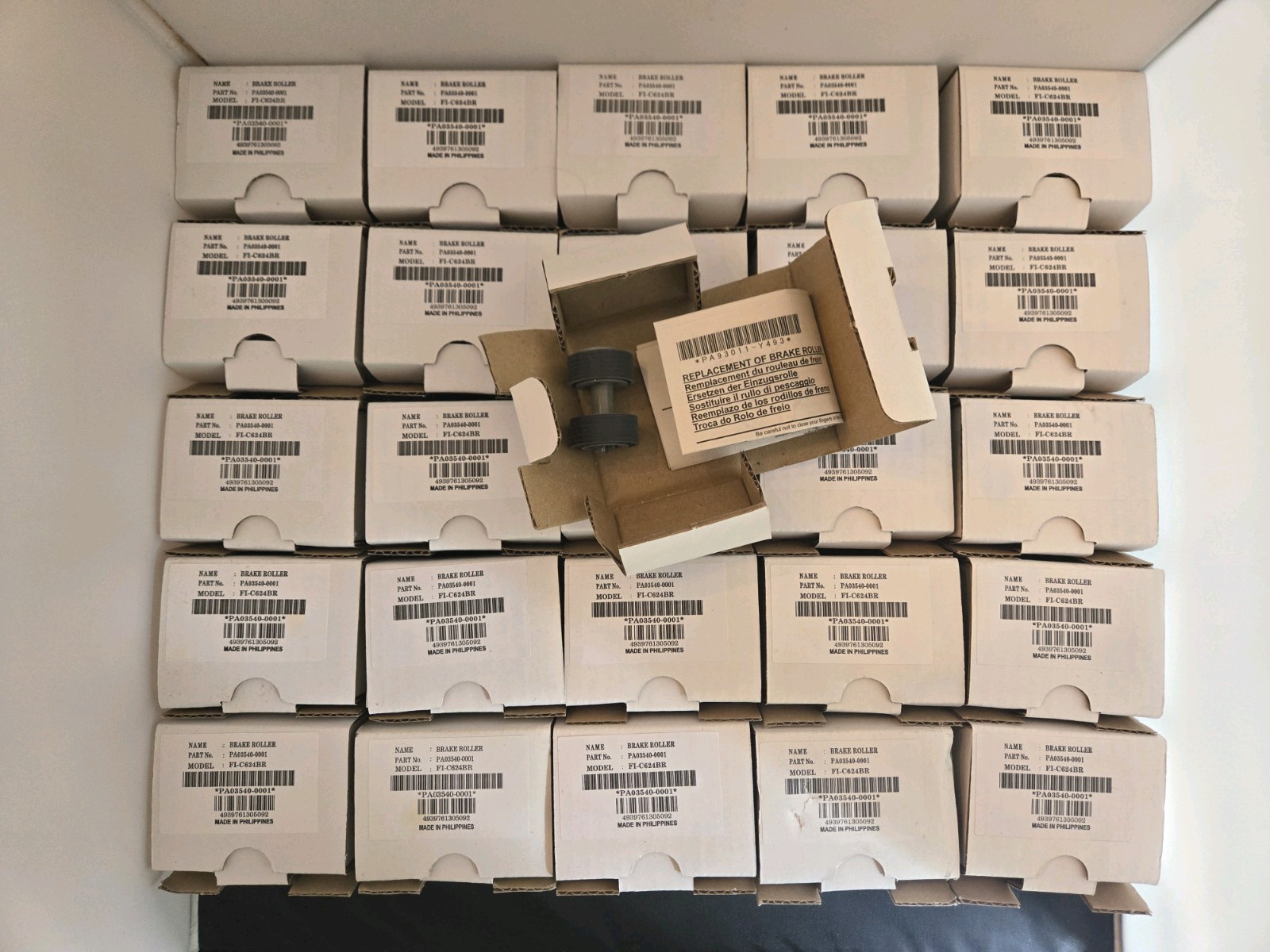 Lot of 26x Fujitsu FI-C624BR Genuine Scanner Brake Roller PA03540-0001 fi-6230Z