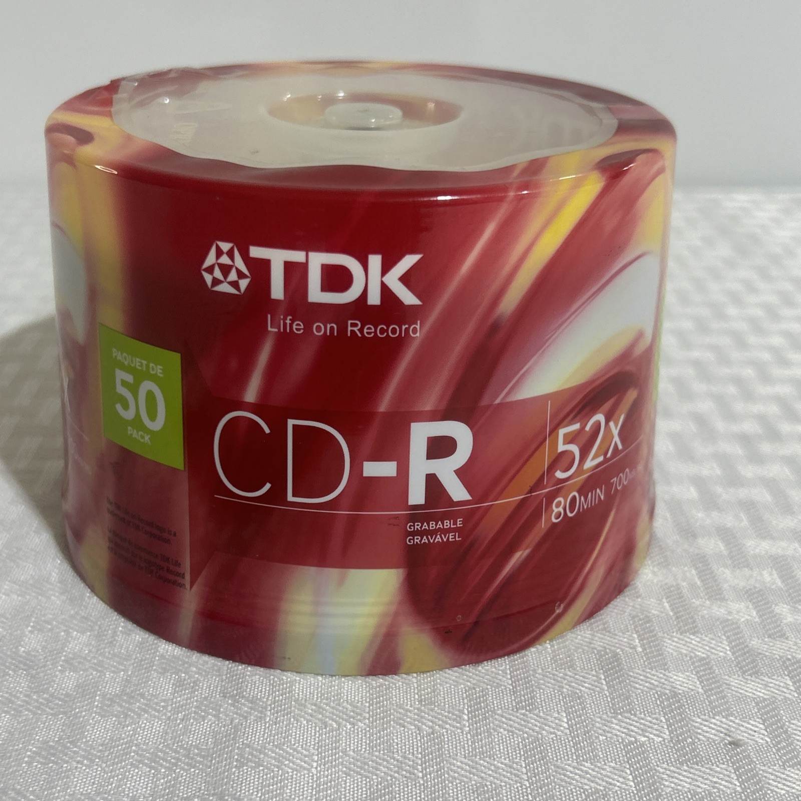 TDK CD-R 50 PACK NEW 52X 80 MIN 700MB NEW
