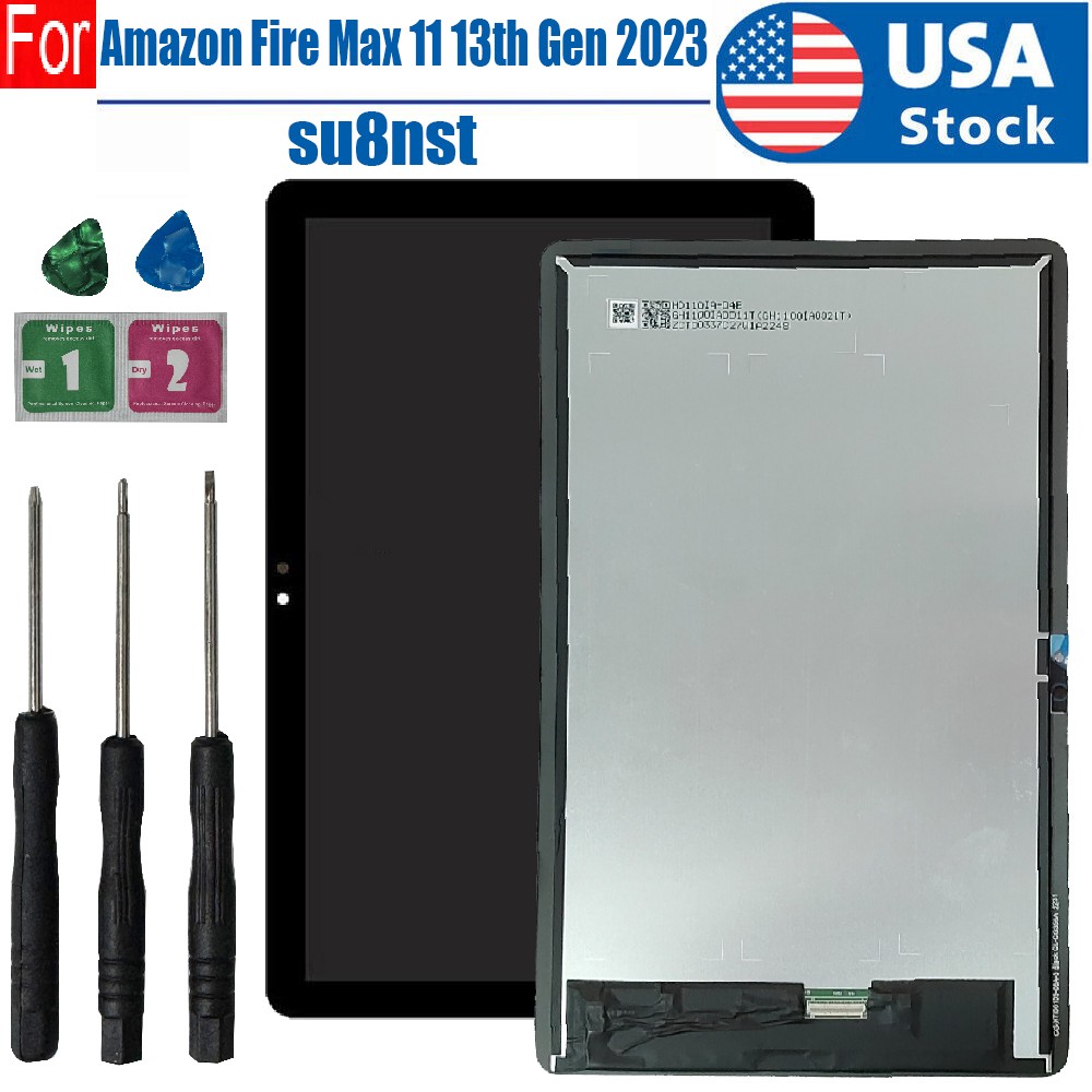 For Amazon Fire Max 11 13th Gen 2023 SU8NST LCD Display Touch Screen Digitizer