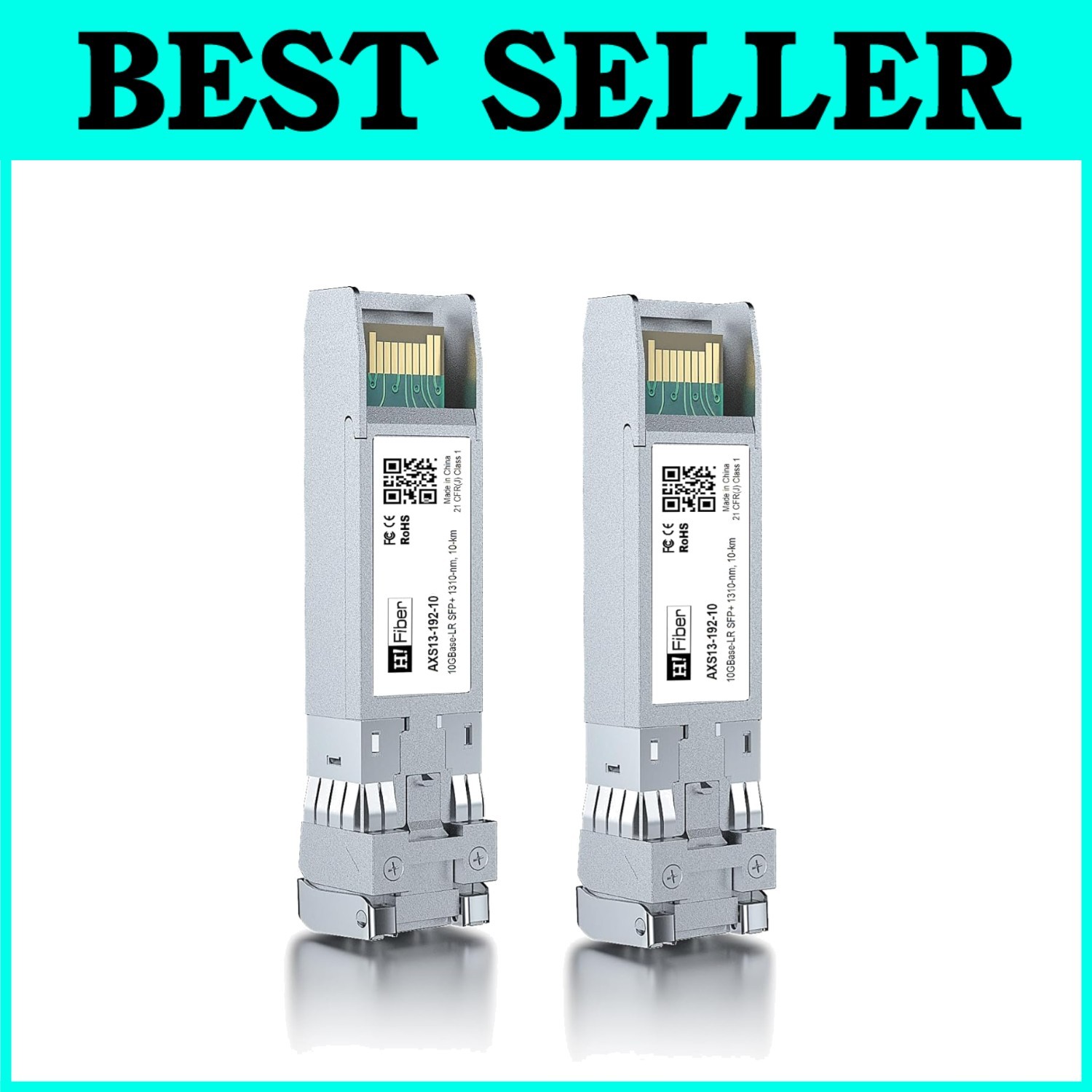 HFiber 10G Single Mode SFP+ LC Module, 10GBase-LR`/-//