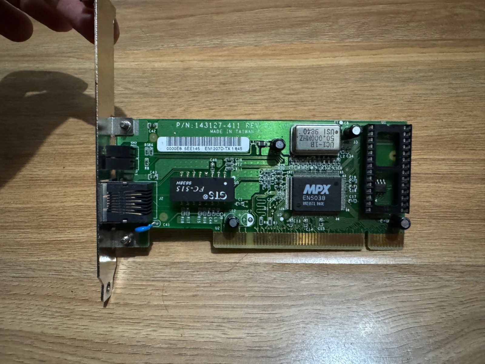 HP SMC 143127-411 PCI Ethernet 10/100 NIC HP Part Number 5064-6764