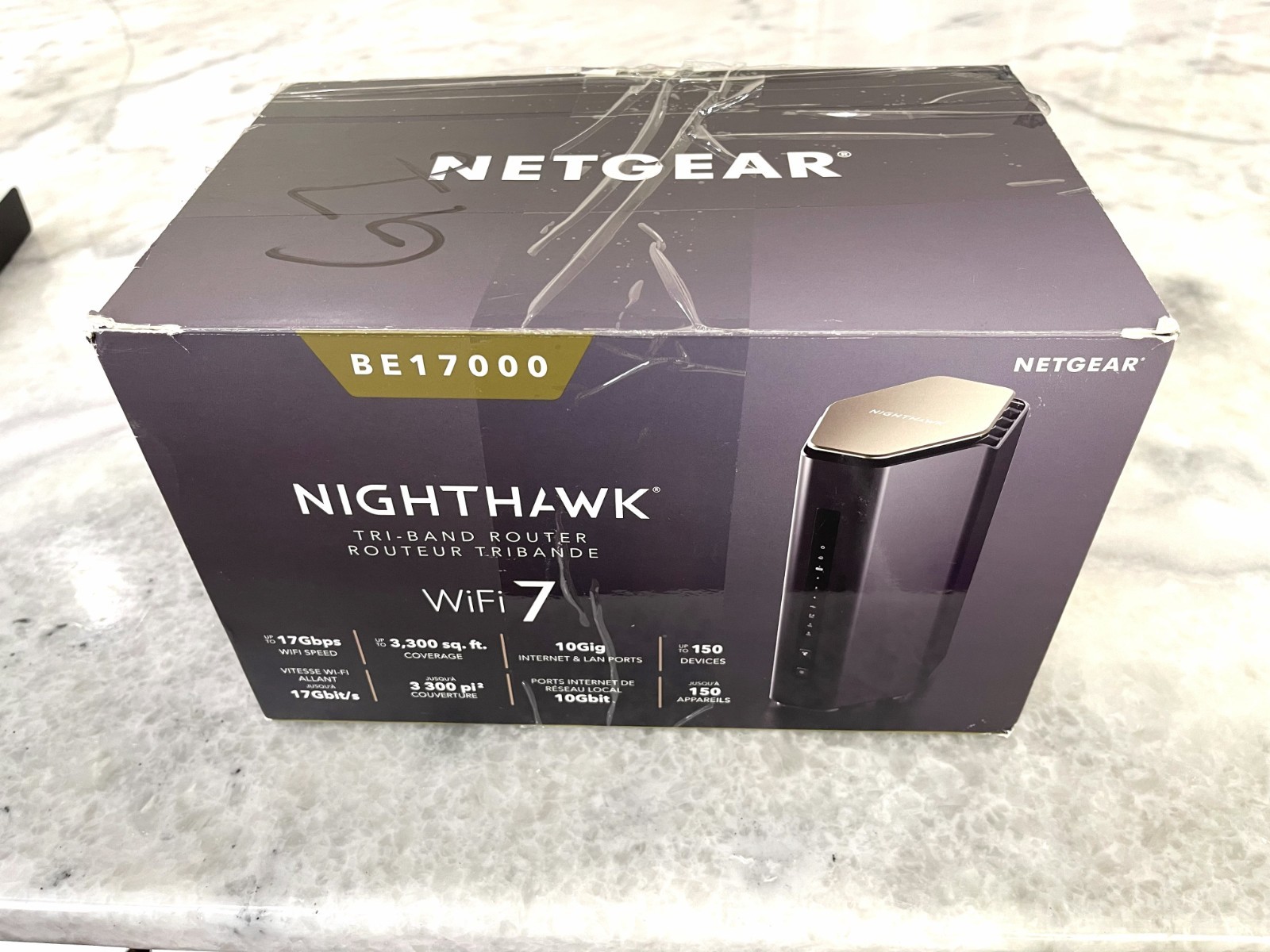 NETGEAR Nighthawk WiFi 7 Router BE17000 Tri-Band Gaming Router (RS600, RS700)