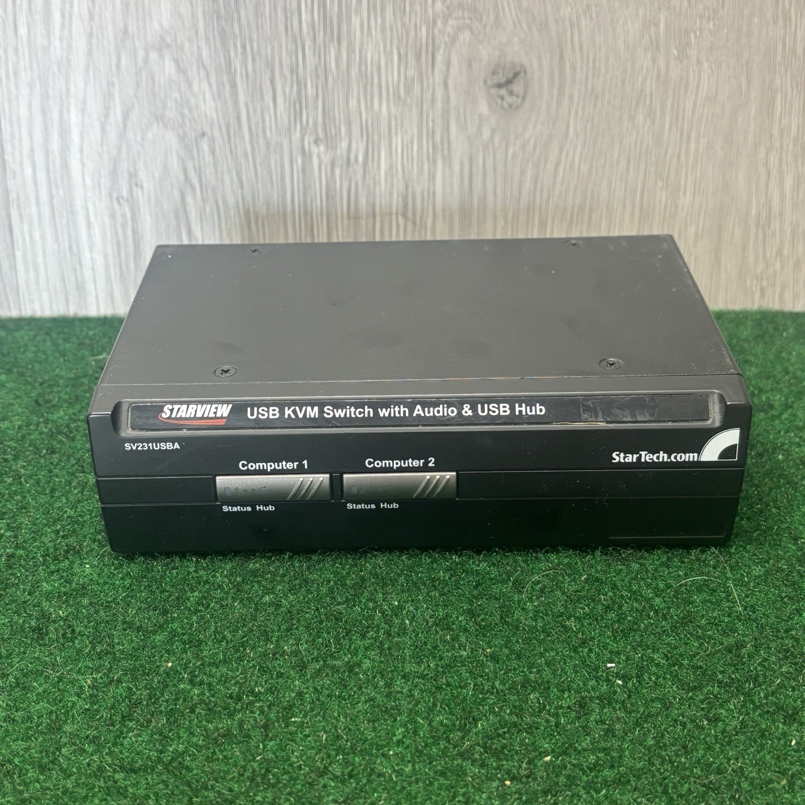 StarTech Starview 2 Port USB KVM Switch with Audio & USB 2.0 Hub SWIT-SV231USBBA