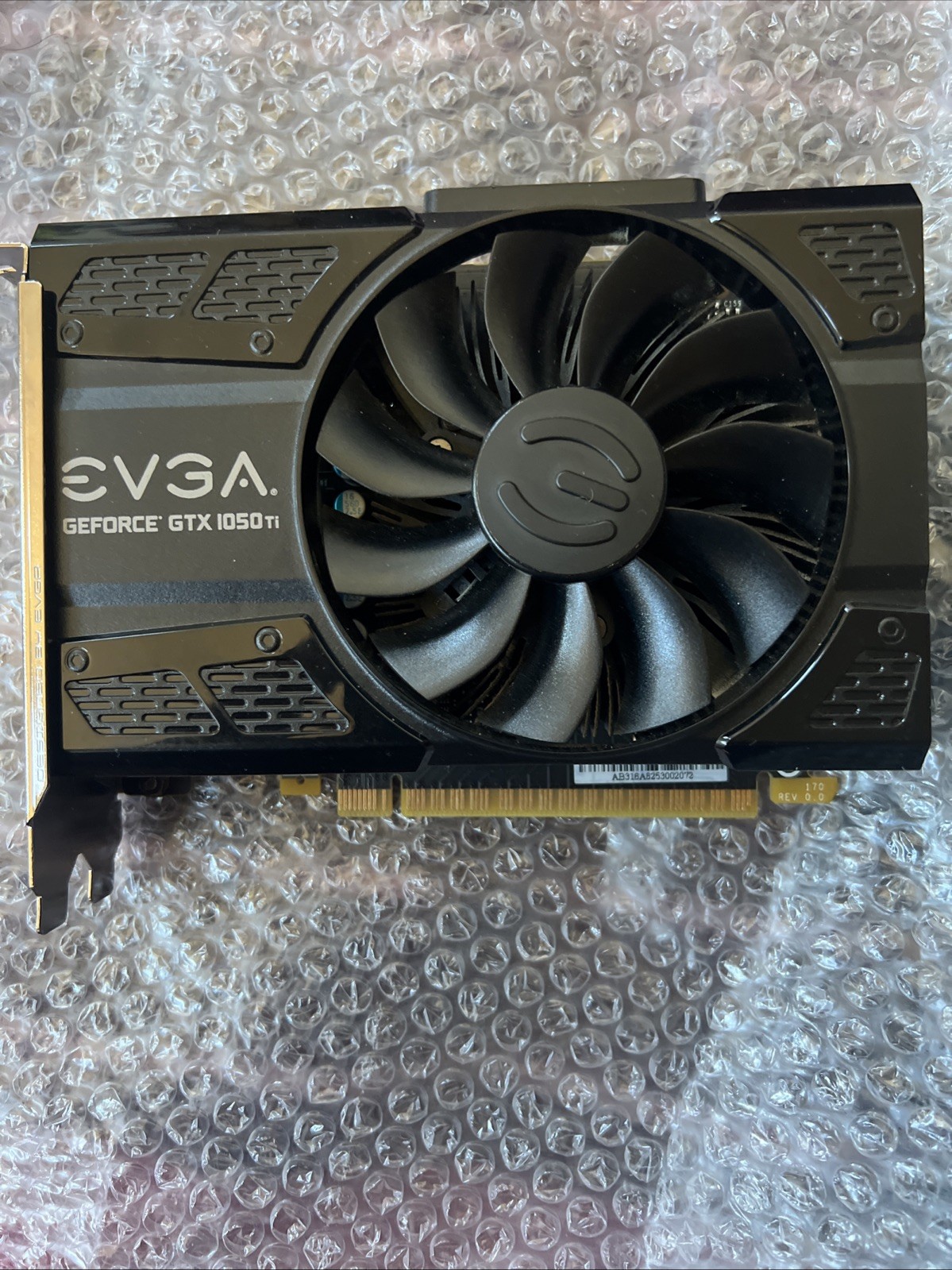 EVGA GeForce GTX 1050 Ti SC 4GB (P/N 04G-P4-6256-KR) - single-fan, tested