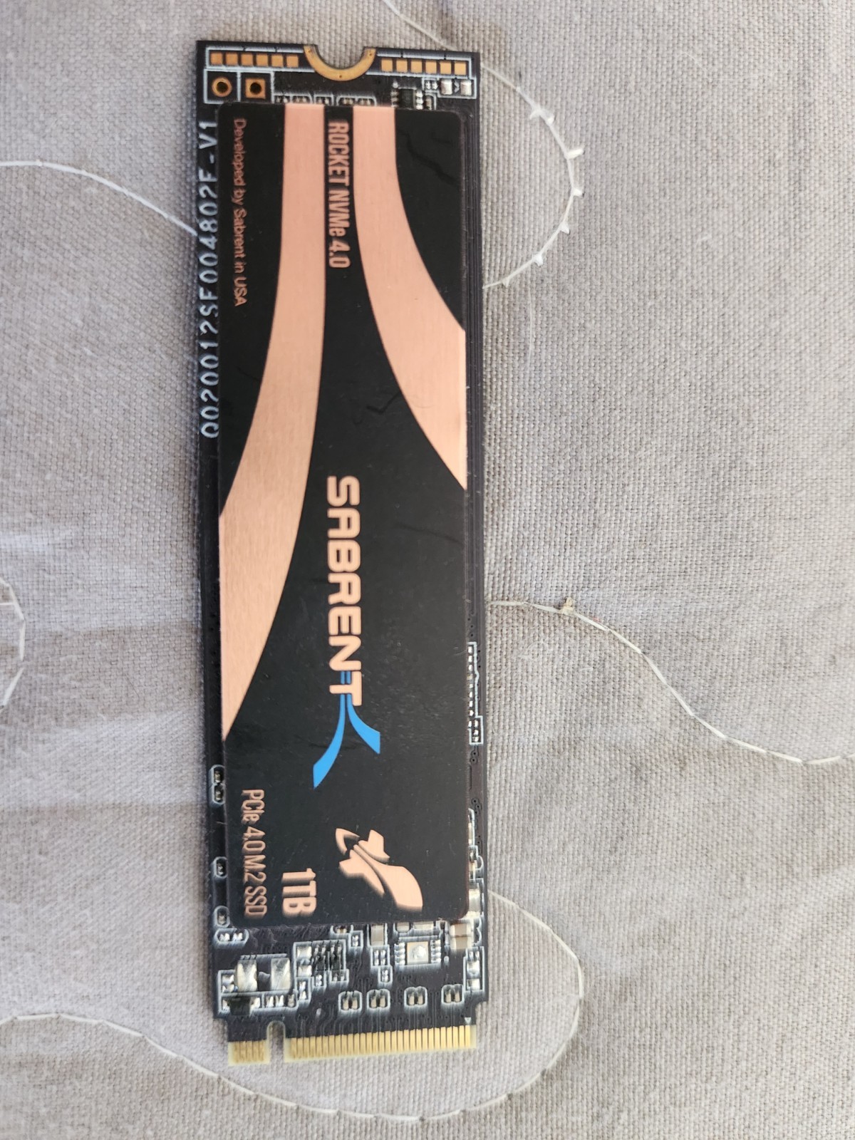 SABRENT Rocket NVMe 4.0 1TB M.2 PCIe 4.0 Internal SSD Black Solid State Drive