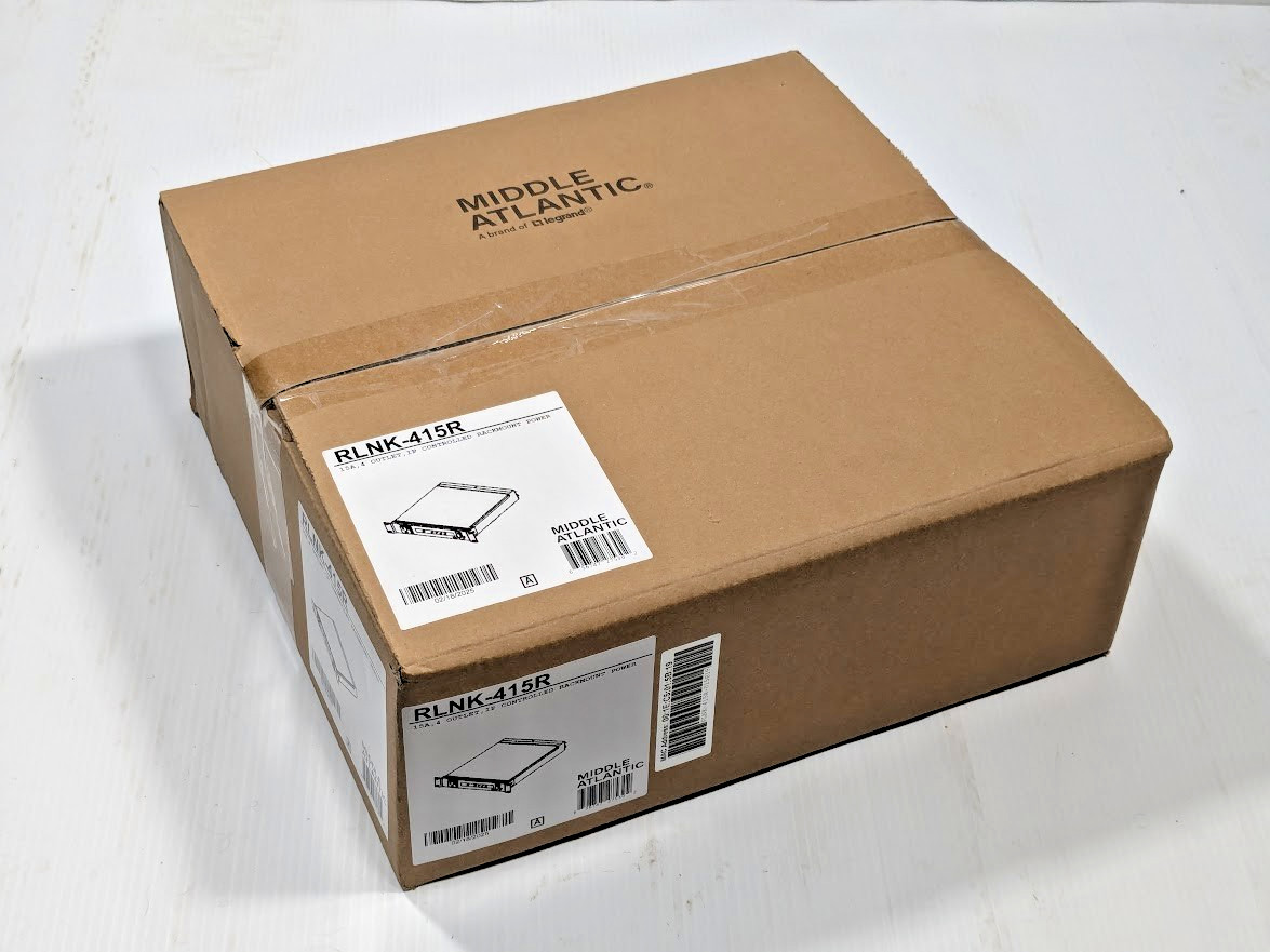 Middle Atlantic RLNK-415R 15A 4 outlet IP Controlled Rackmount Power PDU
