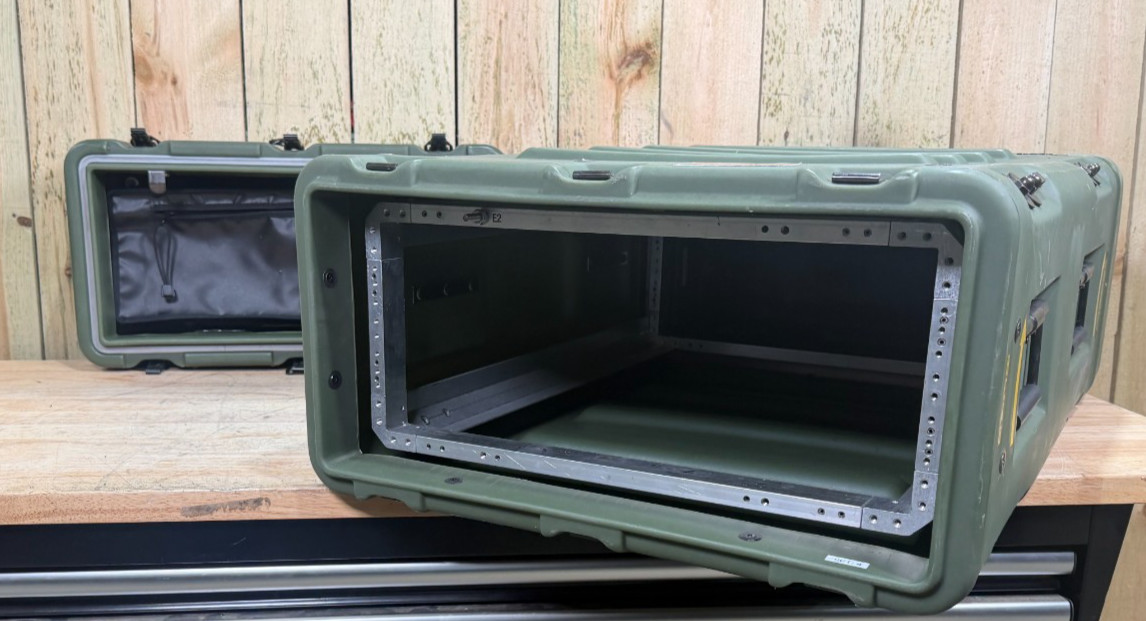 ECS Military Surplus Server Rack 19x24" 5U Case Waterproof OD Green