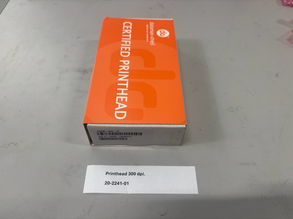 datamax oneil A-class printhead 300 dpi.