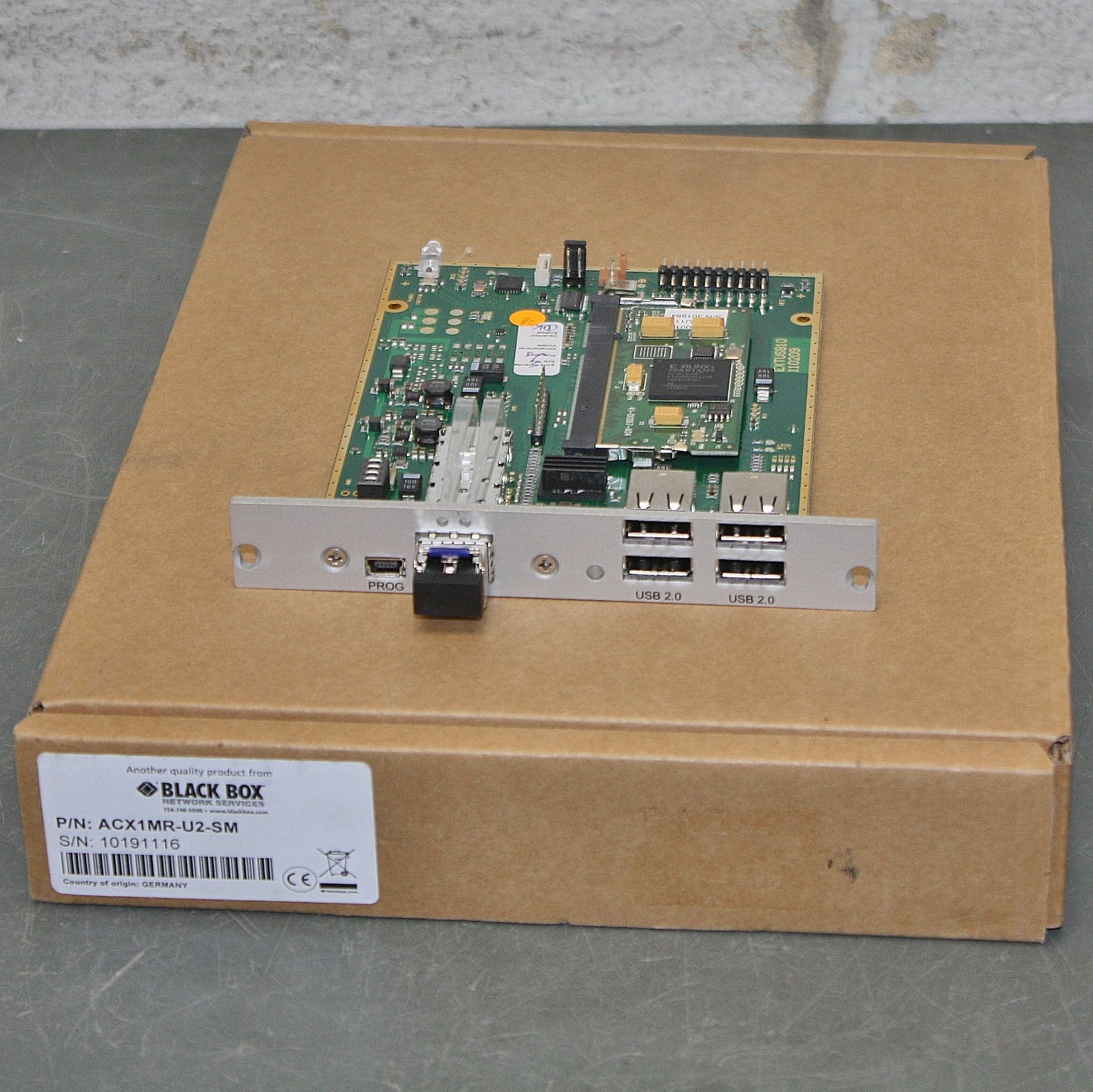Black Box Matrix Switch Modular Interface Card ACX1MR-U2-SM, Plug-In, DKM Video