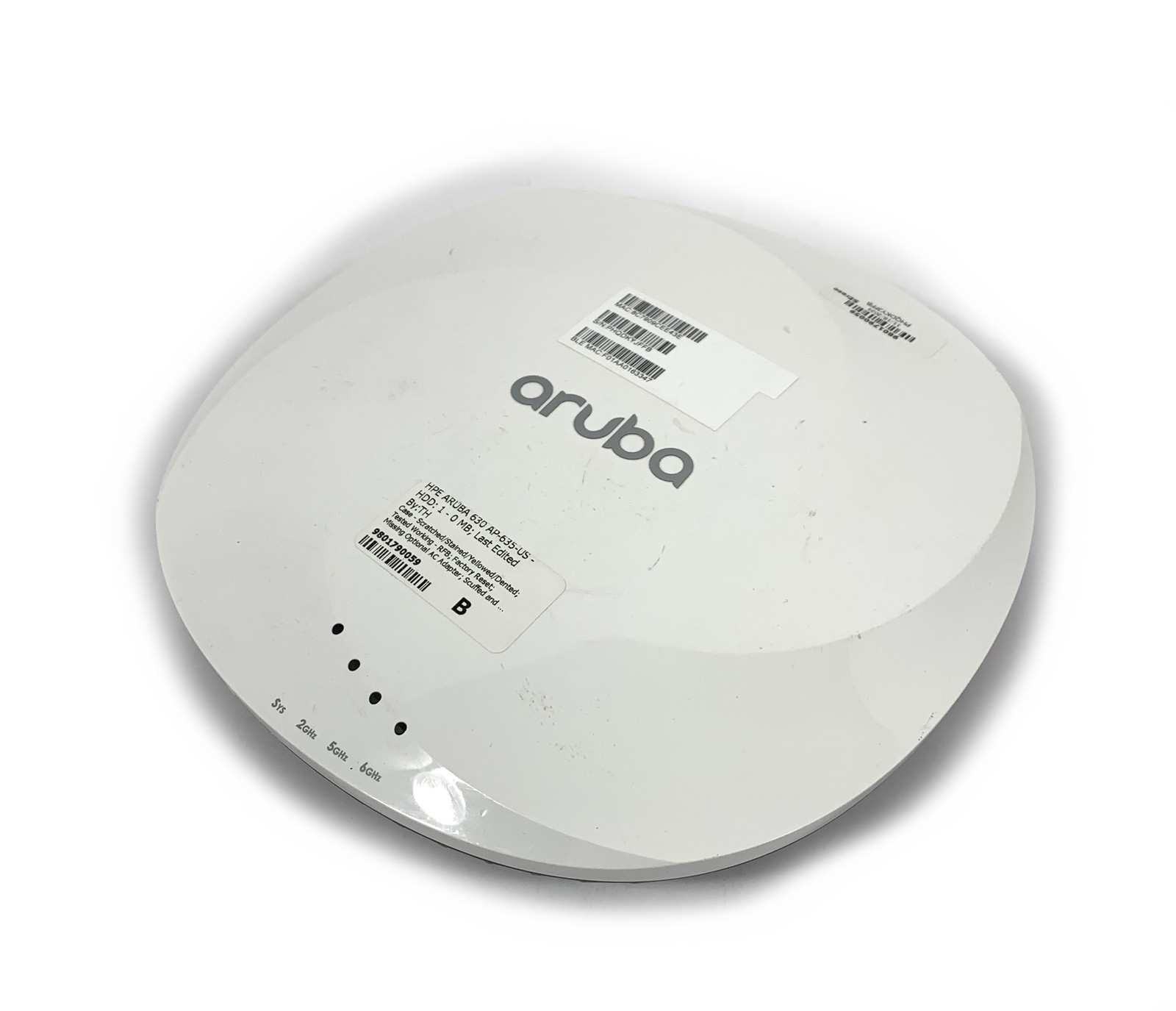 HPE Aruba 635 AP-635-US Wireless Access Point Internal Antenna Campus AP R7J28A