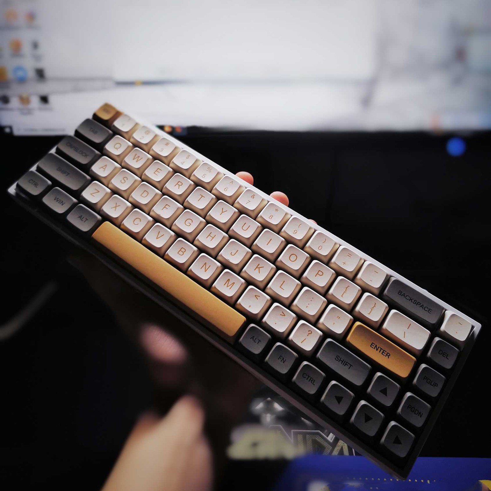Shimmer XDA Height Keycap PBT 125 Keycaps For Cherry MX Mechanical Keyboard Set