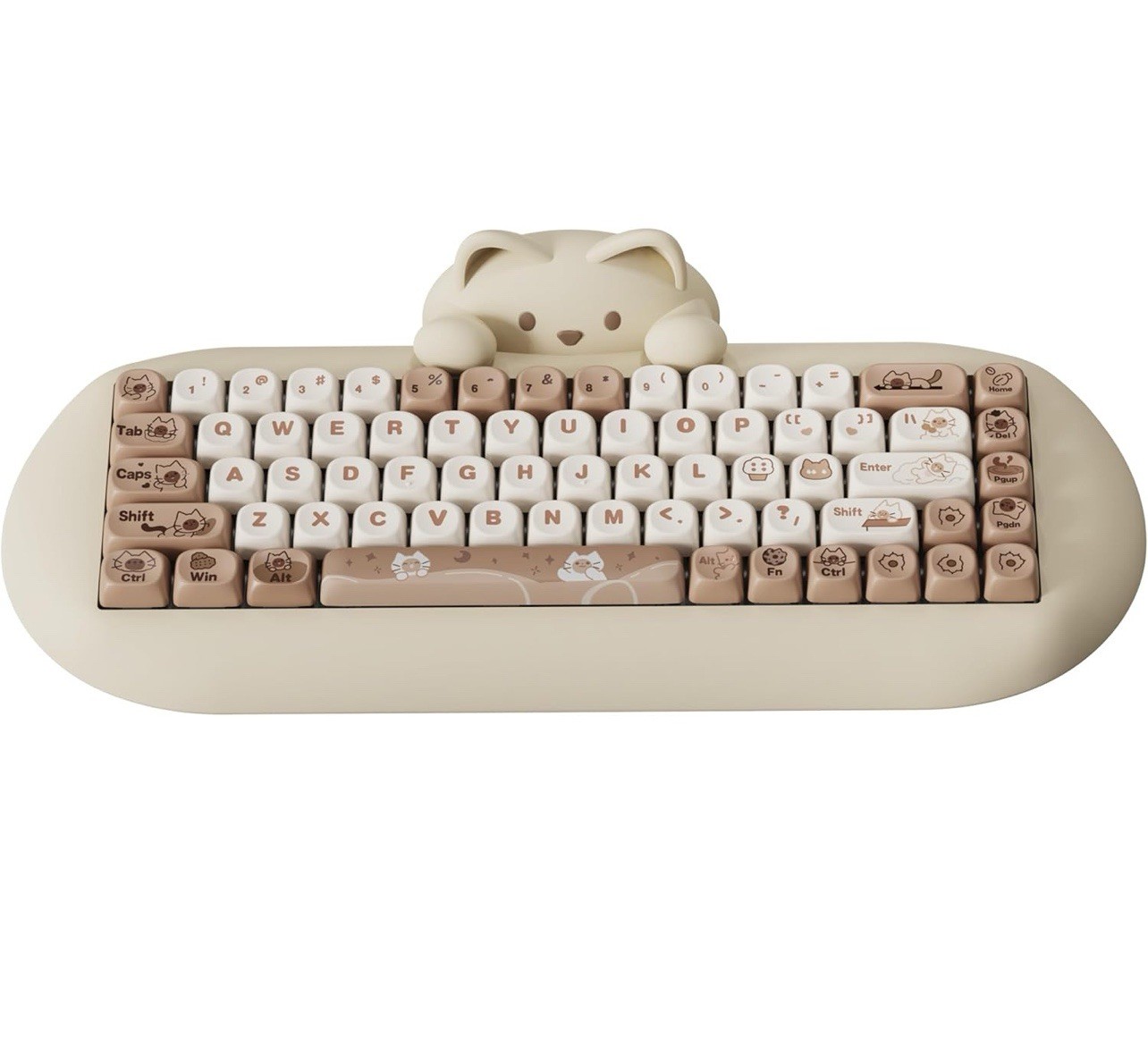 YUNZII C68 Wireless Mechanical Keyboard,65% Layout,Hot Swap BT5/2.4G/wired