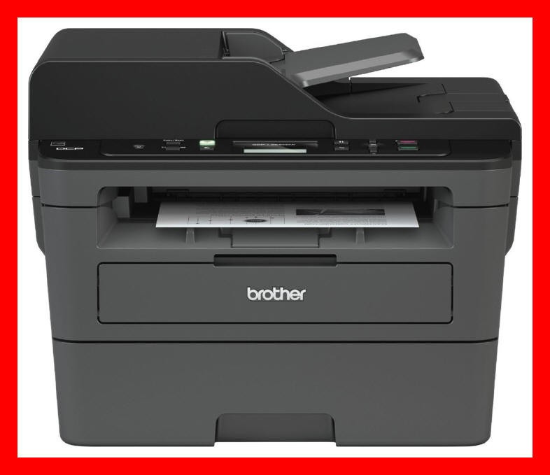 Brother DCP-L2550DW Printer W/ NEW Toner & NEW Drum ONLY 4,001 Pgs. FAST SHIP