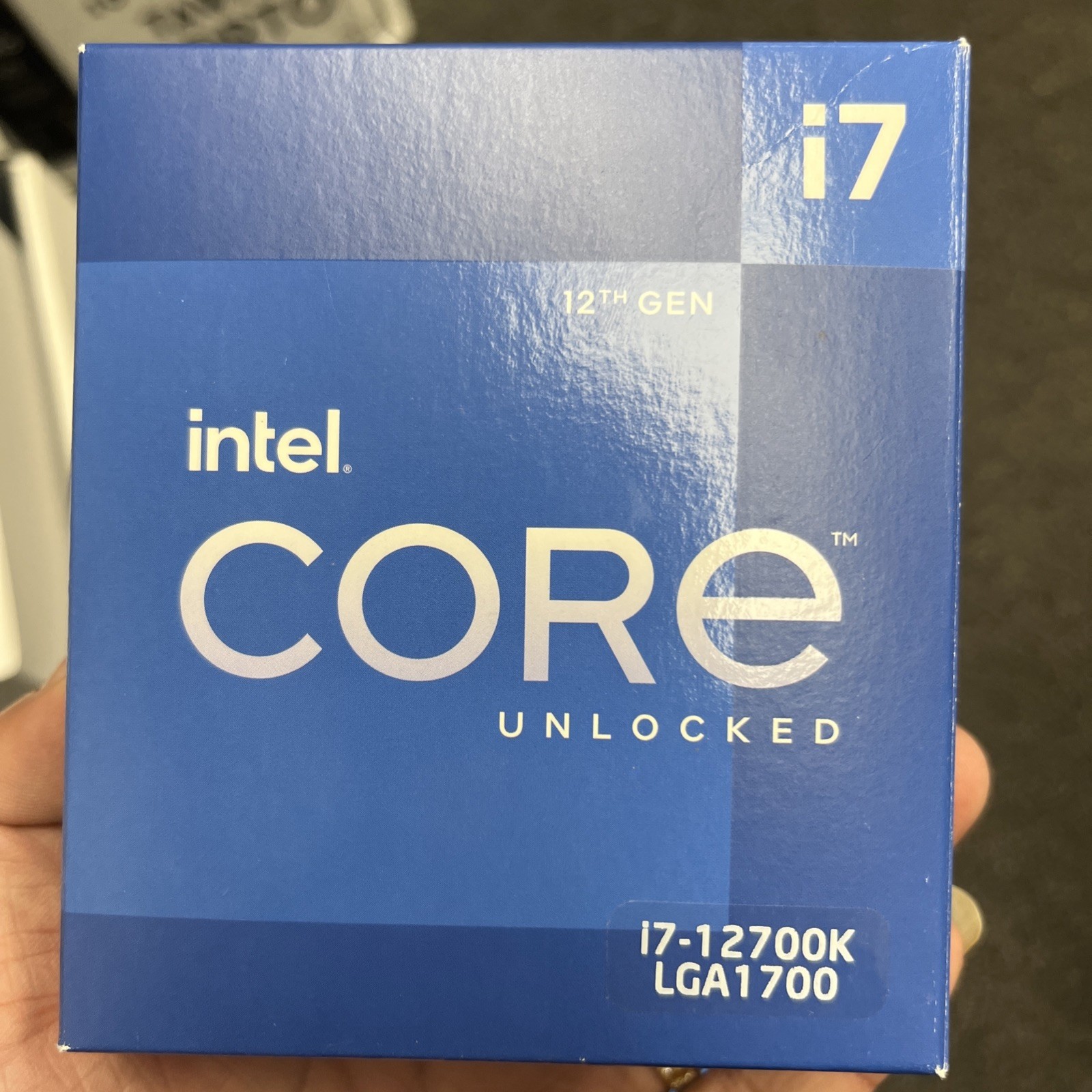 NEW Intel Core  i7-12700K 12th Gen 25MB Cache LGA 1700 BX8071512700K - SEALED