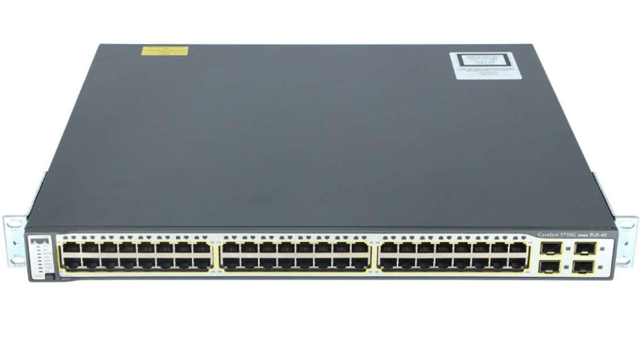 Cisco Catalyst 3750G Series 48Port Gigabit Ethernet Switch WS-C3750G-48TS-S V04