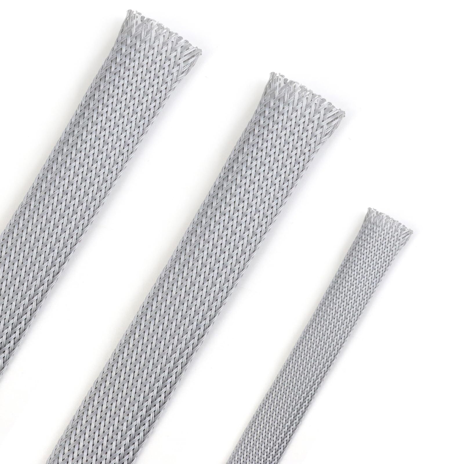 25ft PET Expandable Braided Cable Sleeve 1/2inch(12mm) Pet Braided Cable Slee...