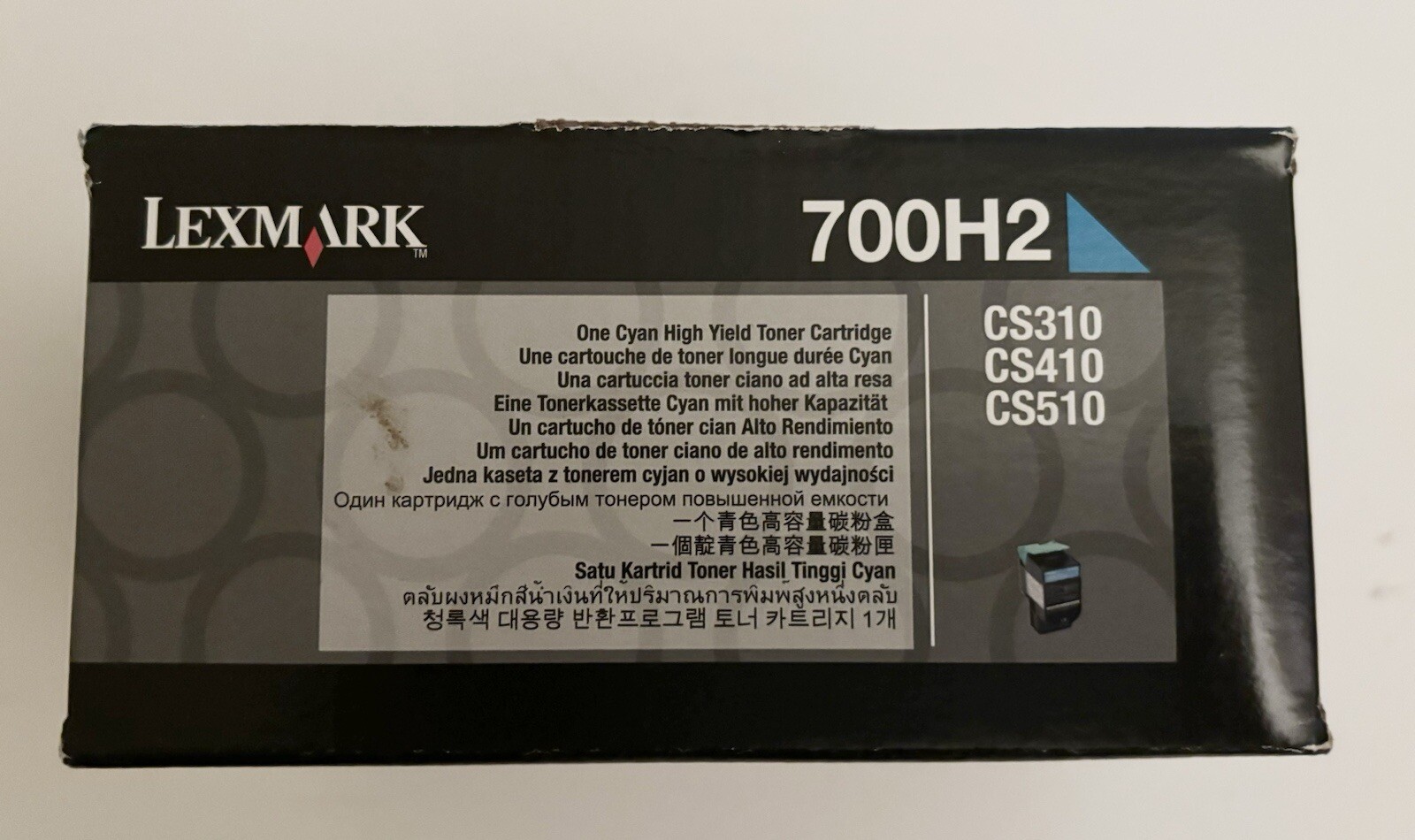 NEW Genuine Lexmark 700H2 CYAN High Yield Toner Cartridge for CS310/410/510