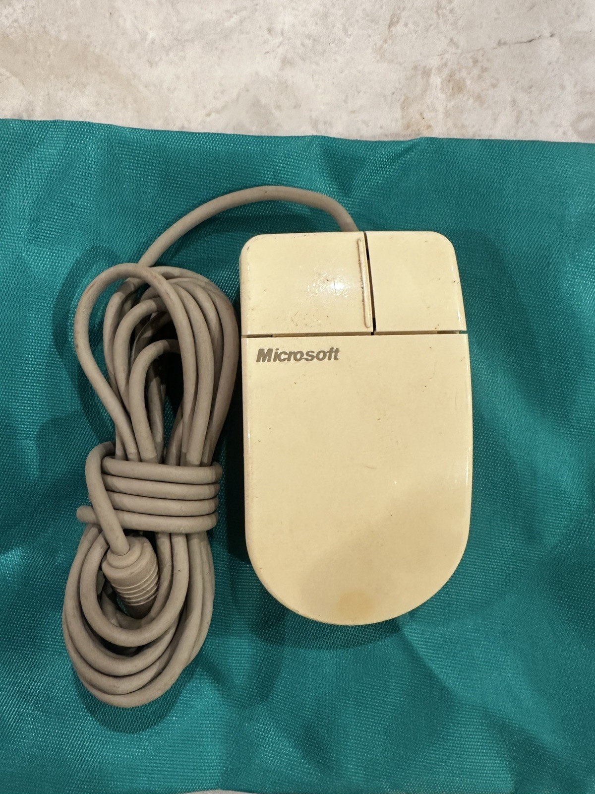 Vintage Microsoft InPort Mouse Dove 2-Button Serial PS2 IBM Interface C3K7PN9937