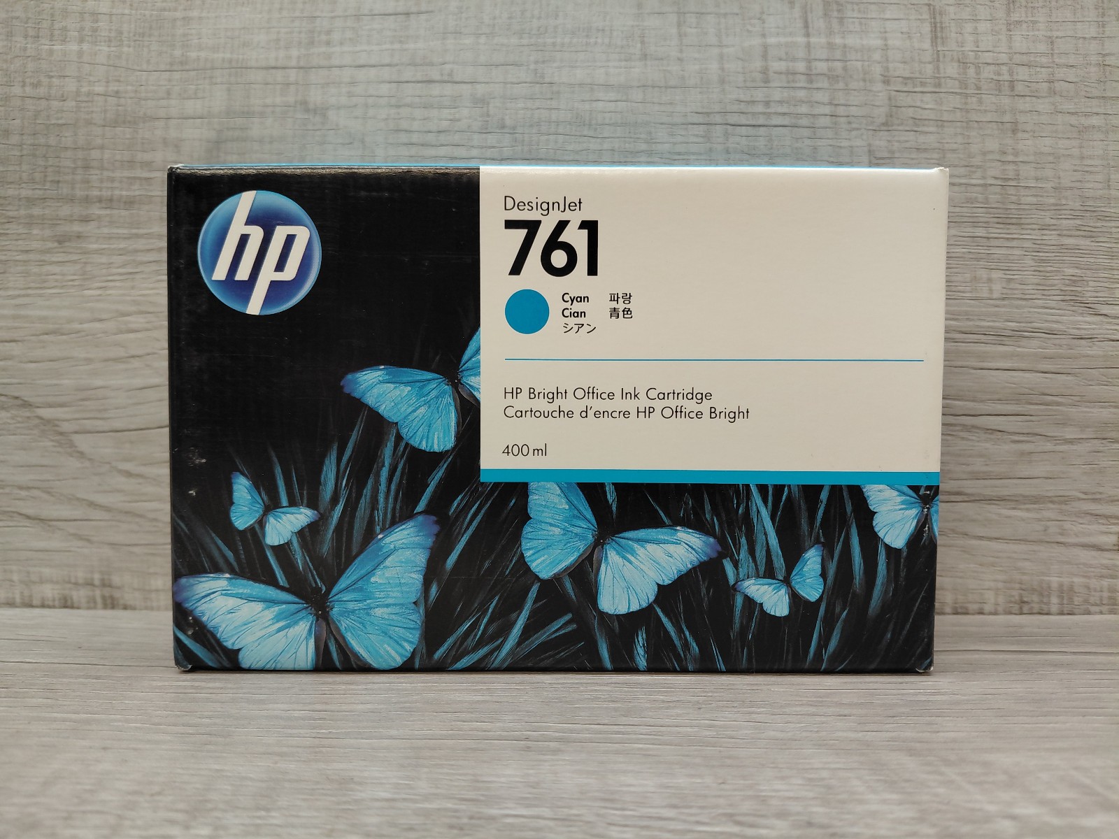 HP Genuine Original DesignJet 761 CM994A Cyan Ink Cartridge  For T7100