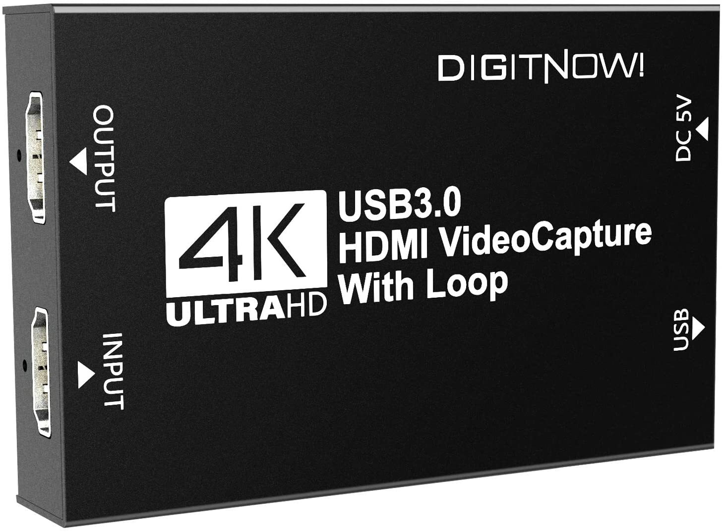 4K Video Capture Card with Loop Out HDMI USB 3.0 Video Capture Device HD 1080P