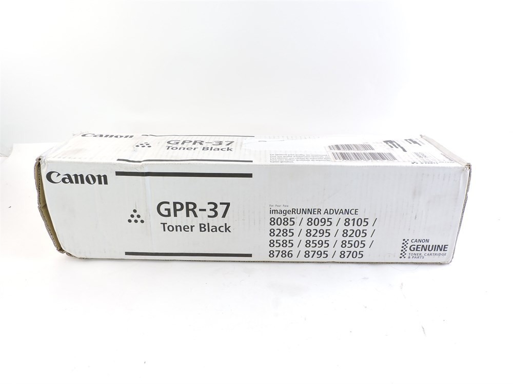 Canon GPR-37 Black Toner Cartridge OEM Authentic Sealed 3764B003AA