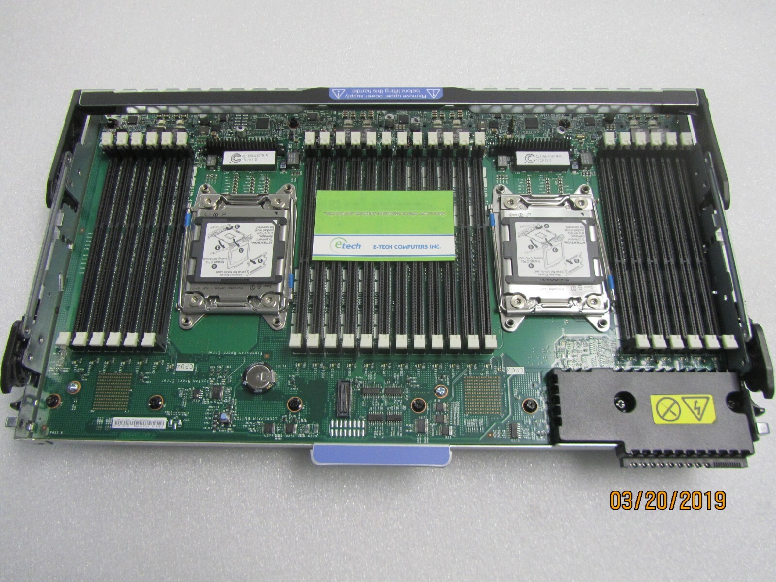 00D1484 00D1477- IBM CPU AND MEMORY EXPANSION BOARD FOR SYSTEM x3750M4 8722