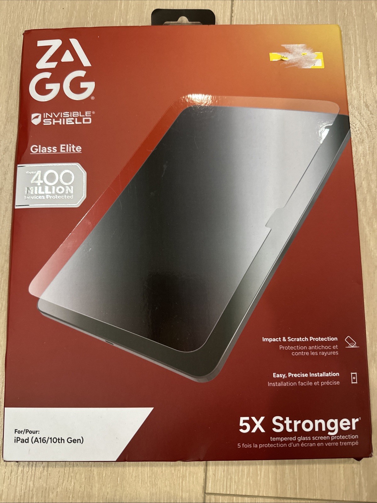 ZAGG Invisible Shield Tempered Glass Screen Protector For iPad A16 / 10th Gen