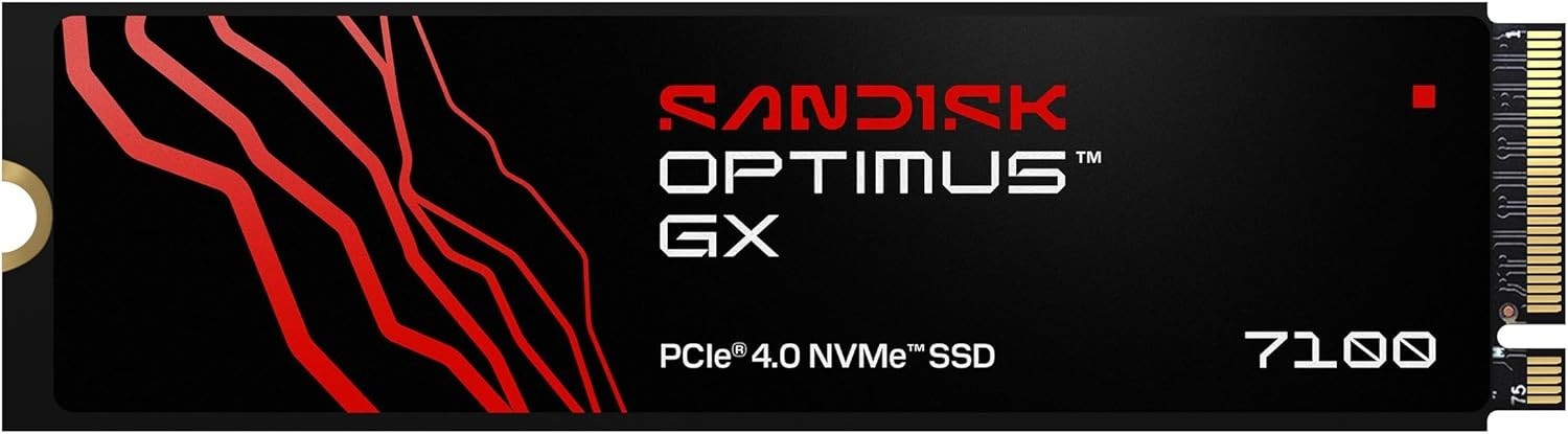 SANDISK 1TB Optimus GX 7100 PCIe 4.0 NVMe SSD: SDSP71100TAN-000G1 ( 1TB)