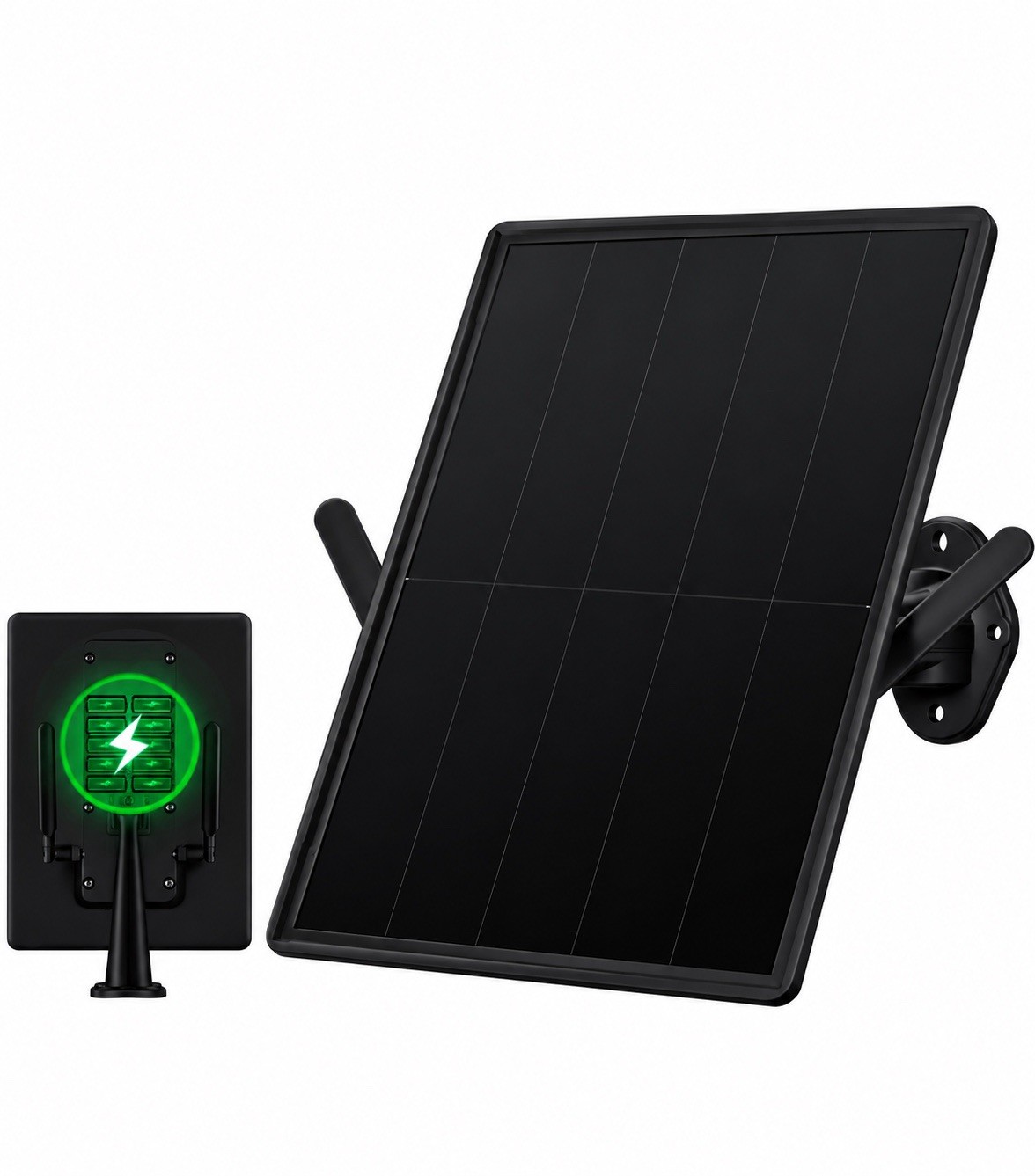 Solar WiFi Extender, Solar Powered WiFi Extender Signal Booster Outdoor, Black