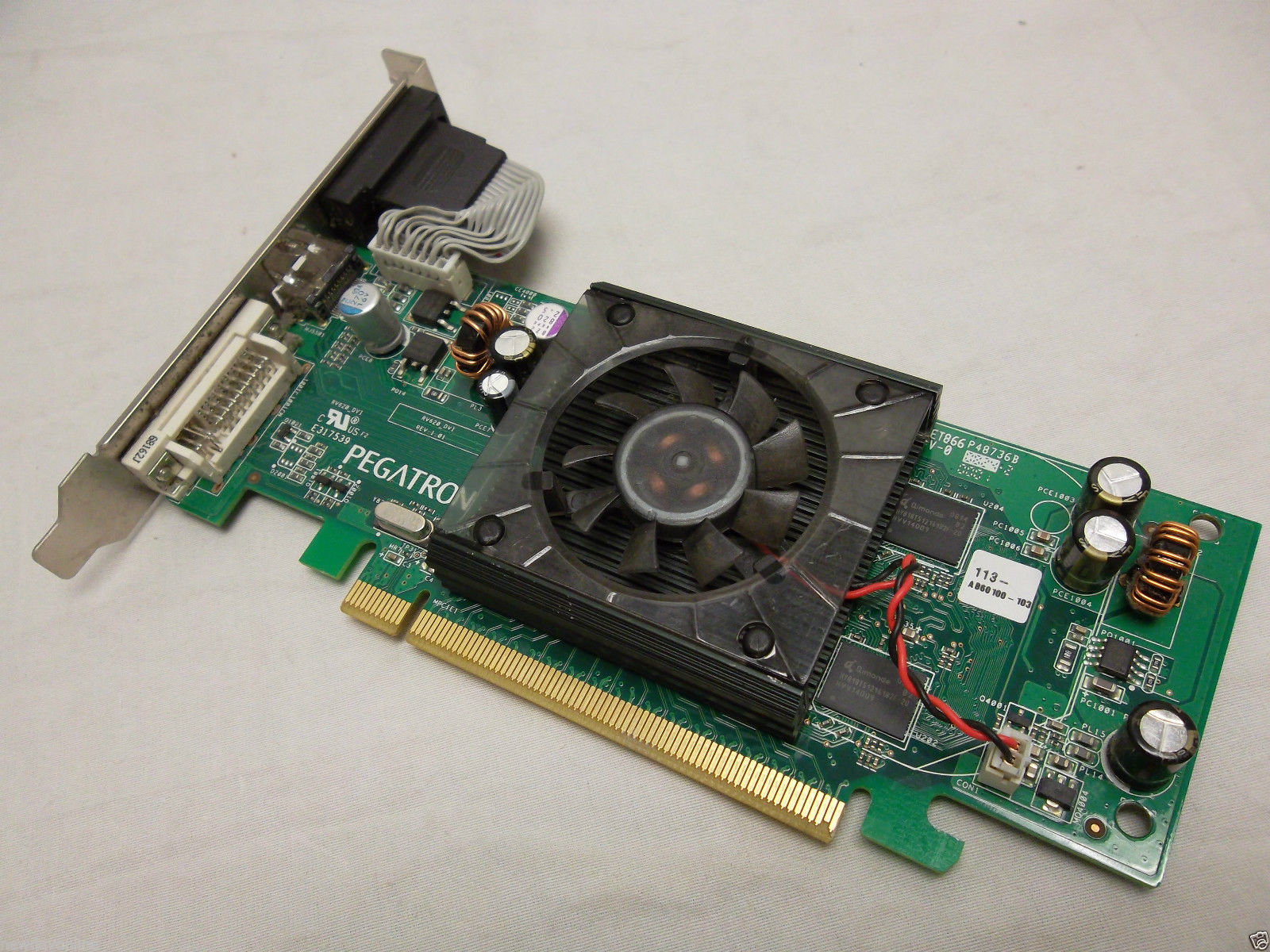 Dell ATI Radeon HD 3450 PCIe Graphics Video Card 256MB DVI HDMI VGA 0UGA6 0F342F