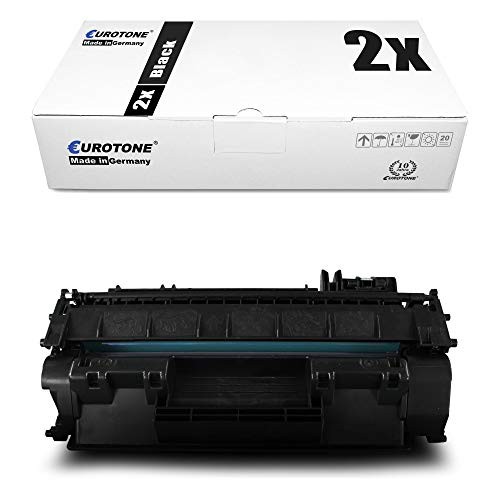 Eurotone 2x Toner Cartridge Compatible for HP CB509A+CB511A+CB514A+CB526A+CE255X