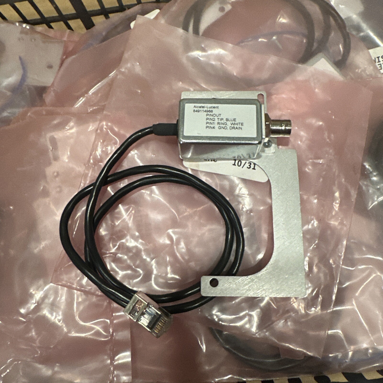 Alcatel-Lucent Pin out Cable w/ Mount RJ45 QTY 55 A31