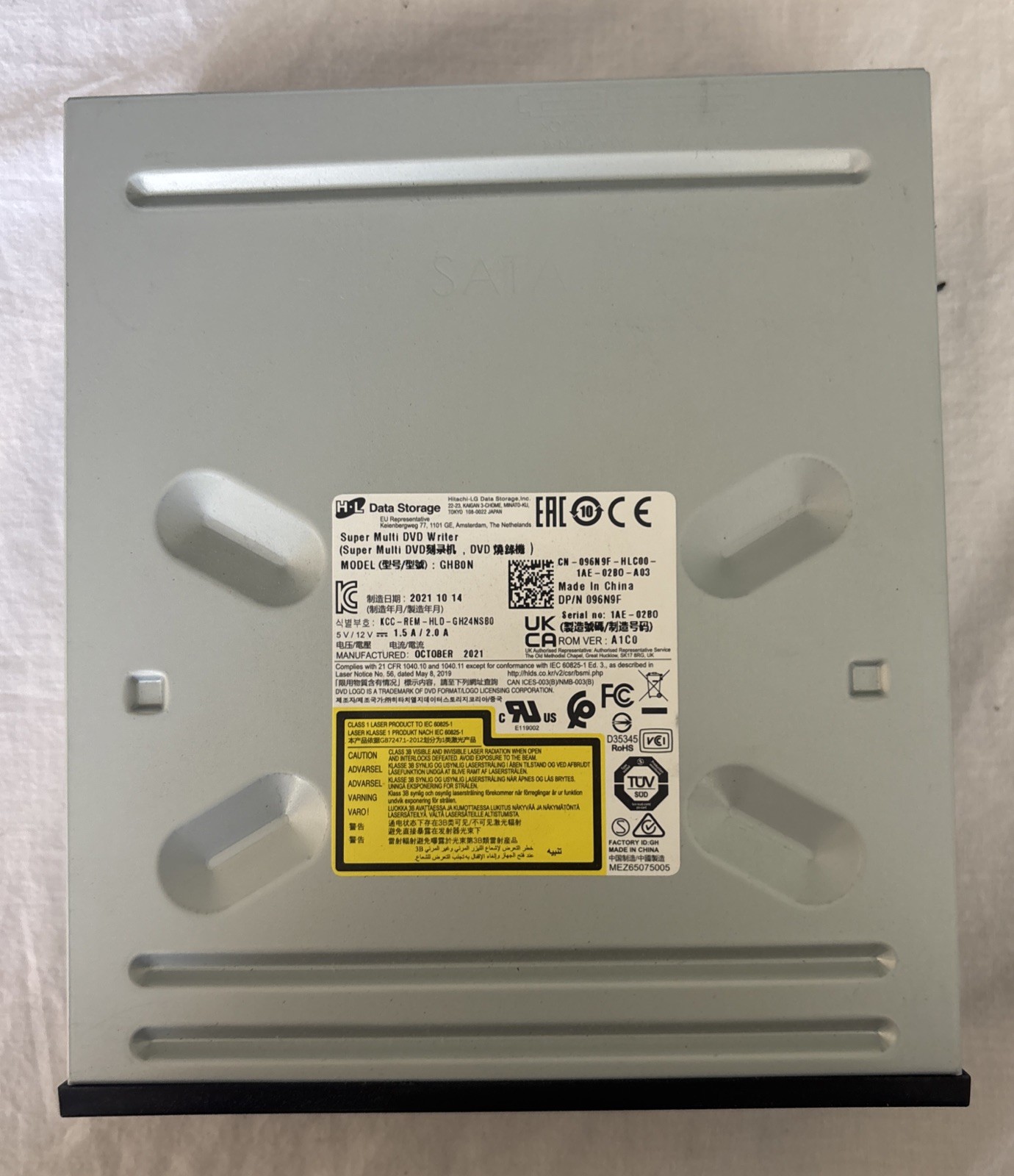 HL Data Storage Super Multi DVD+RW Writer Burner Internal Drive GHB0N -Free Ship