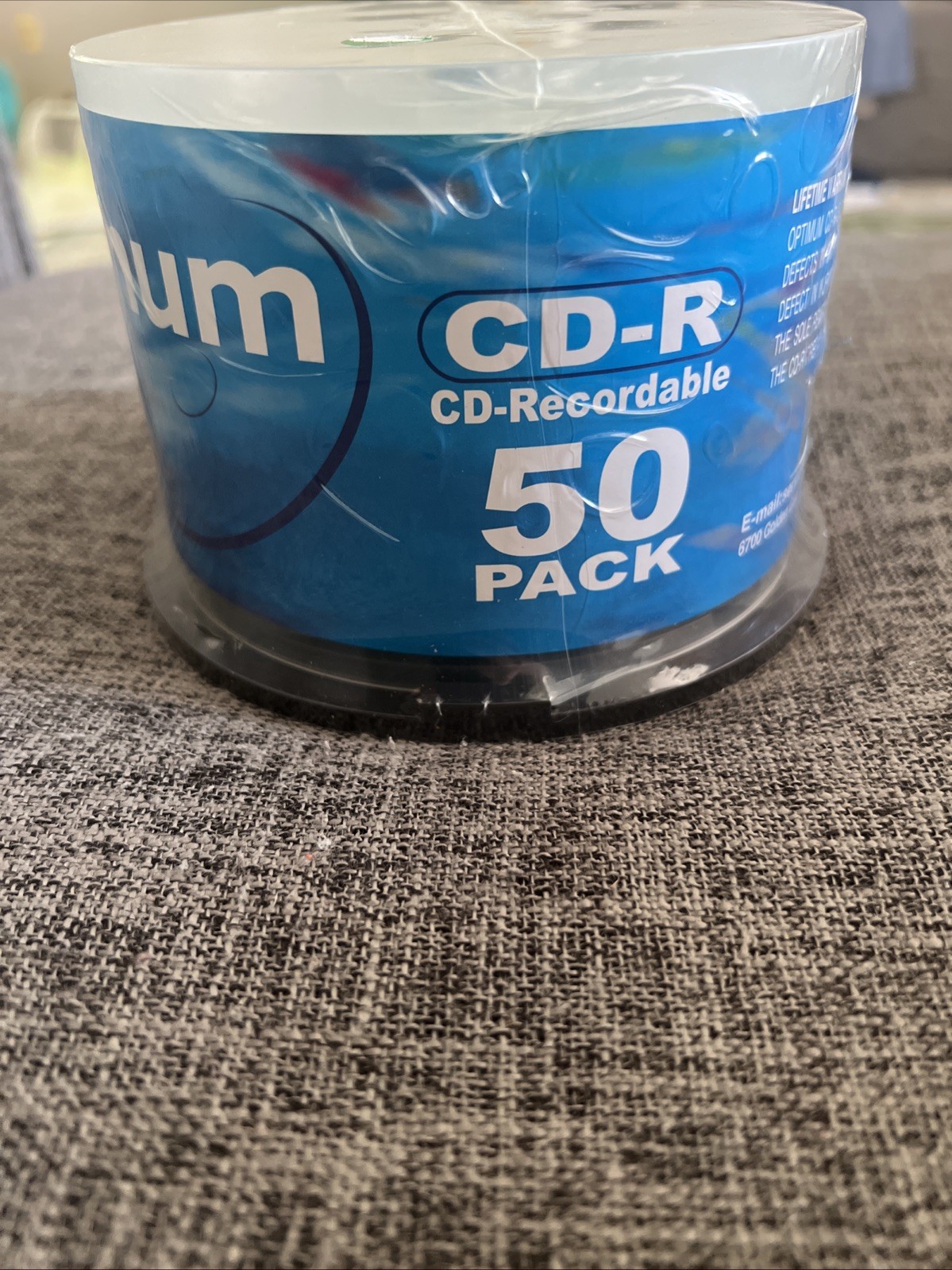 Optimum Music CD-R 50 Pack 700MB 80 Min 48x Recordable Audio Discs Spindle New